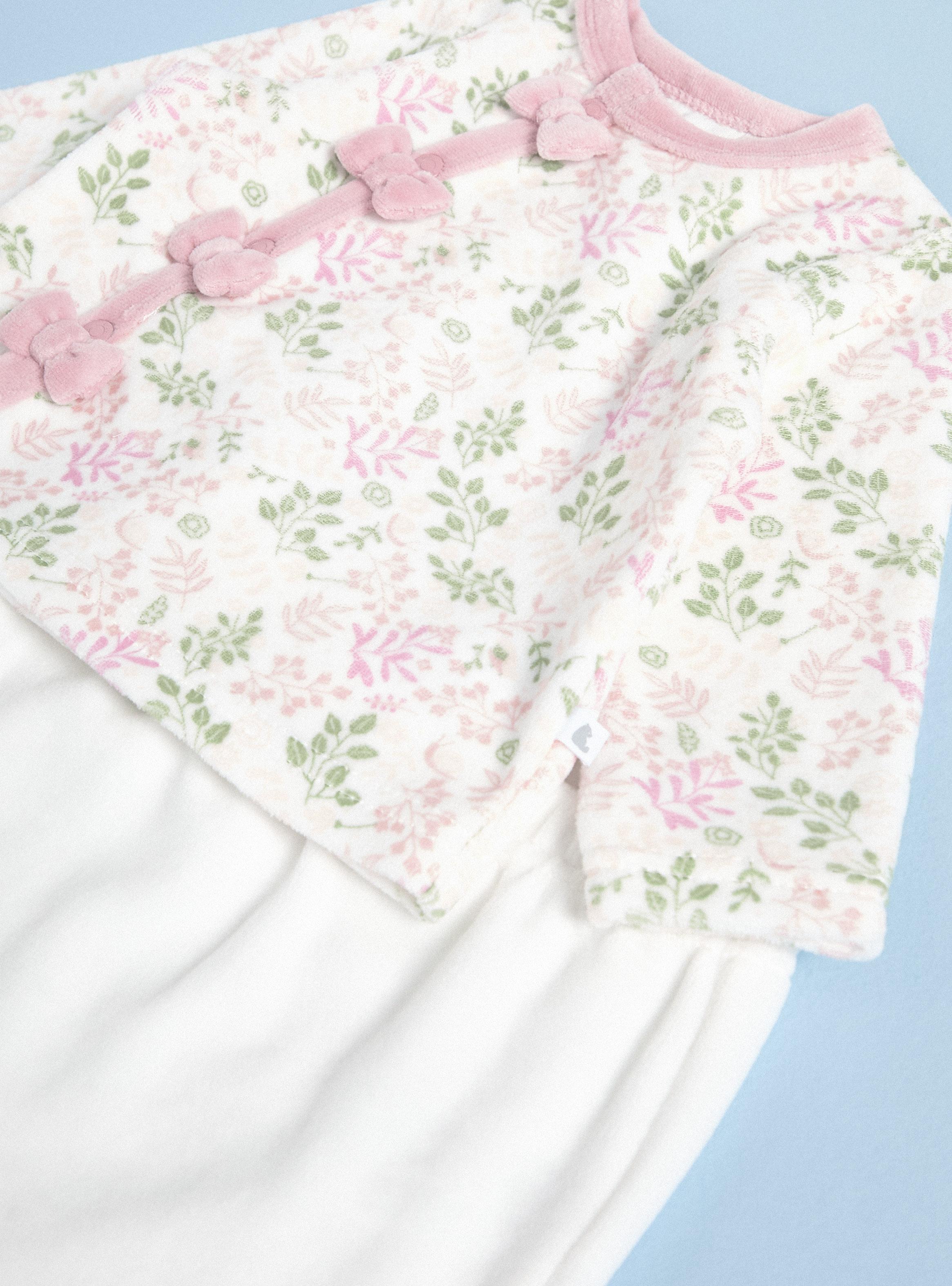 Conjunto Polera Estampada con Moños y Pantalón a Juego-2