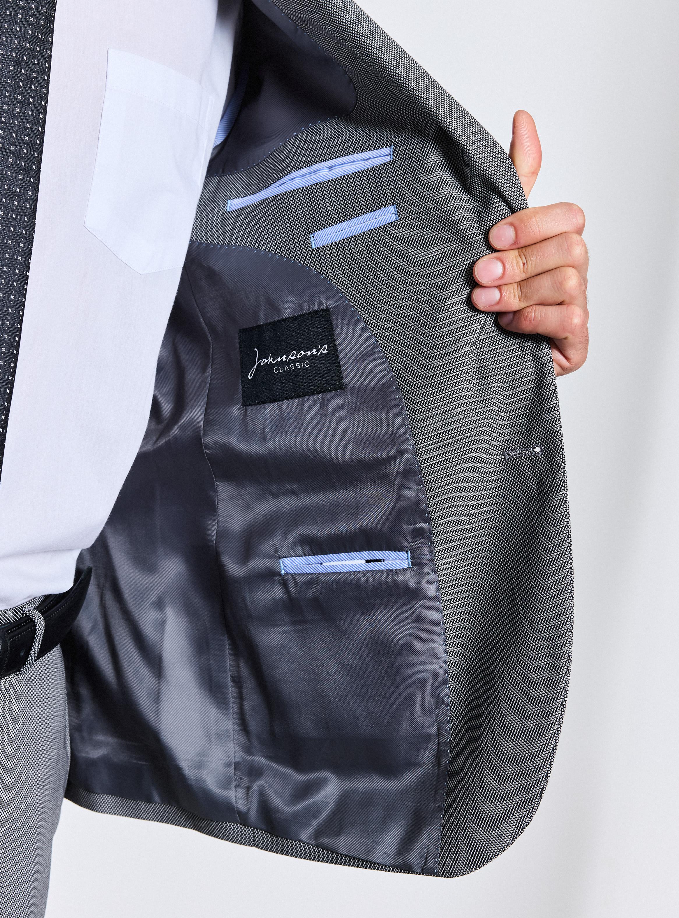 Traje Recto Regular Fit Fantasía Ojo de Perdíz-3