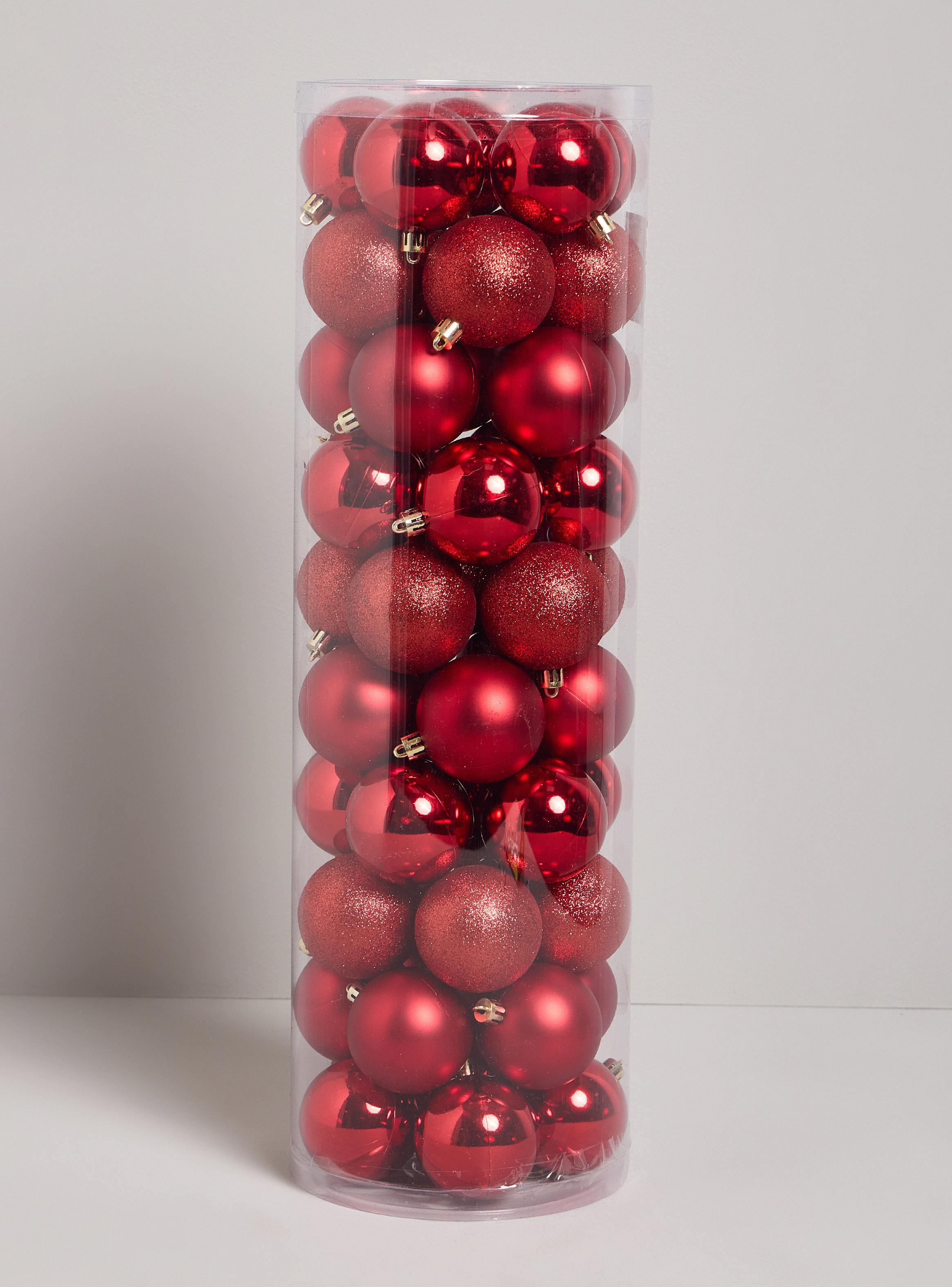 Set de 50 Esferas Rojas-2