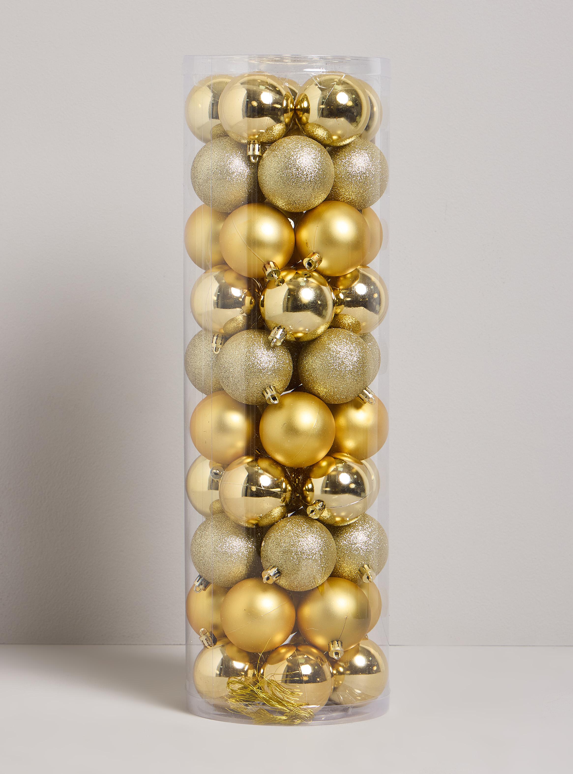 Set de 50 Esferas Doradas-2