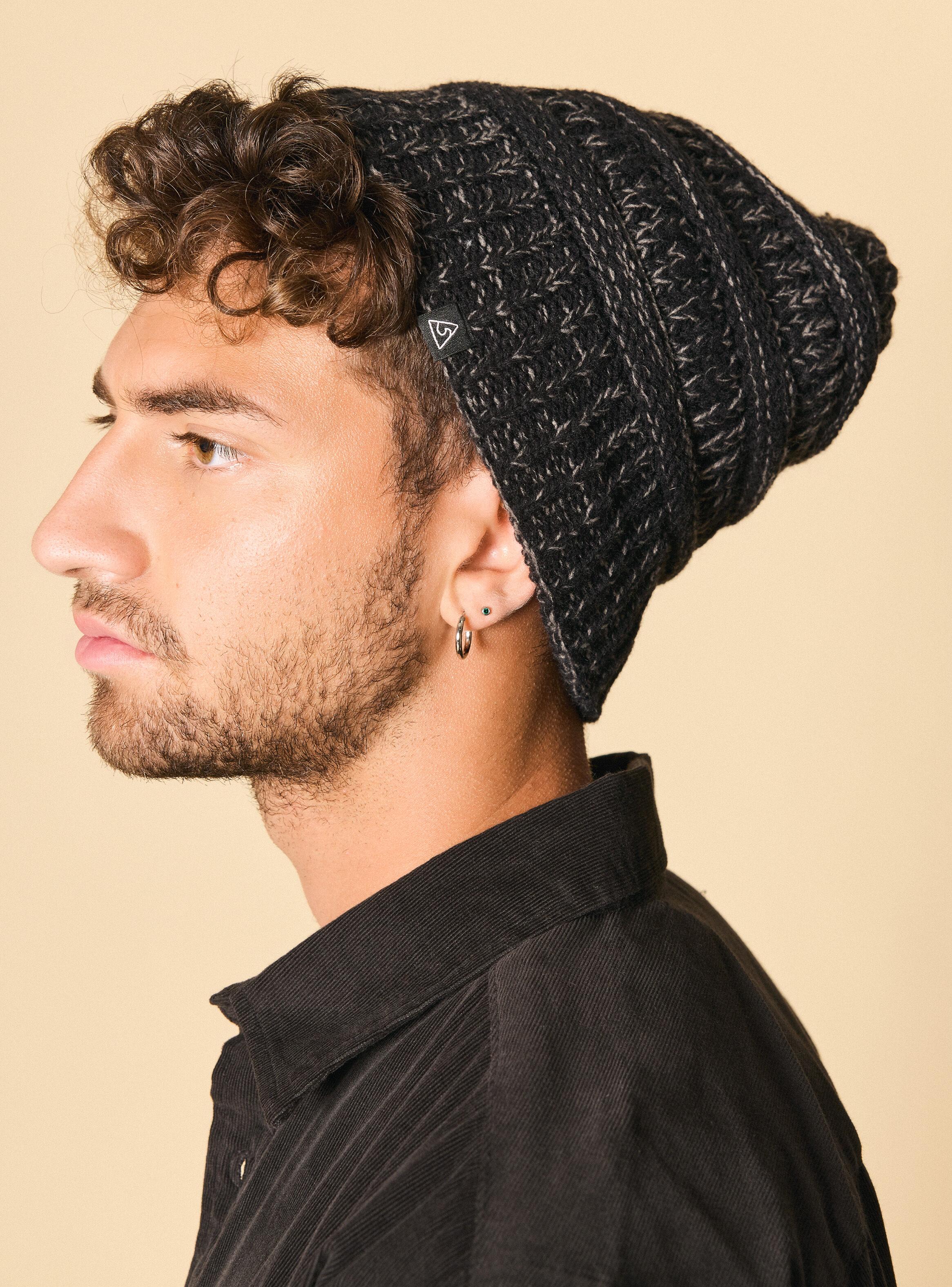 Gorro Punto Grueso Hilo Melange-5
