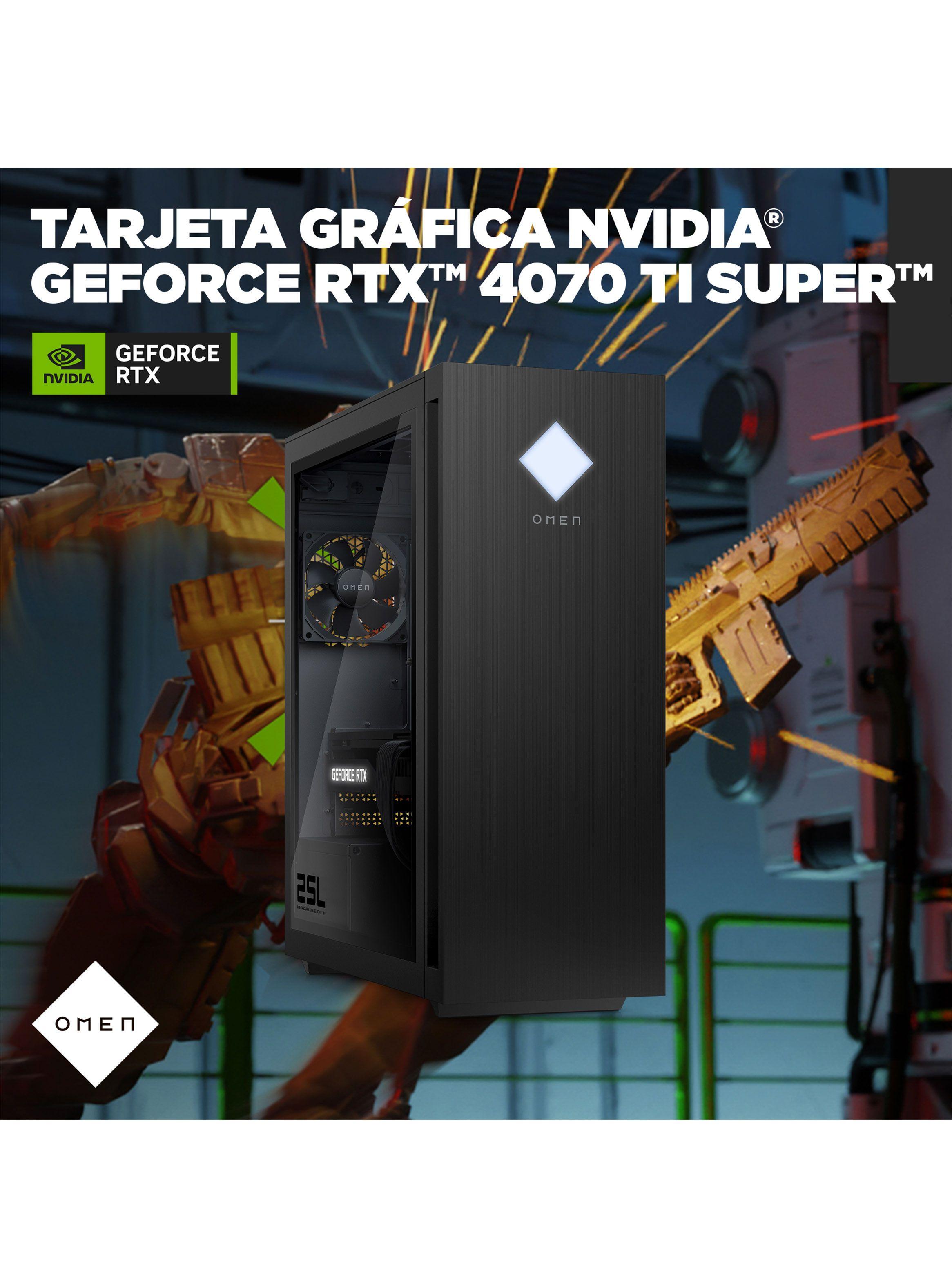 Desktop Gaming OMEN GT15-2002la Intel Core i7 NVIDIA GeForce RTX 4070 Ti SUPER 16 GB GDDR6X 32GB RAM 1TB SSD + 2TB HDD WiFi 6 Windows 11 Home-7