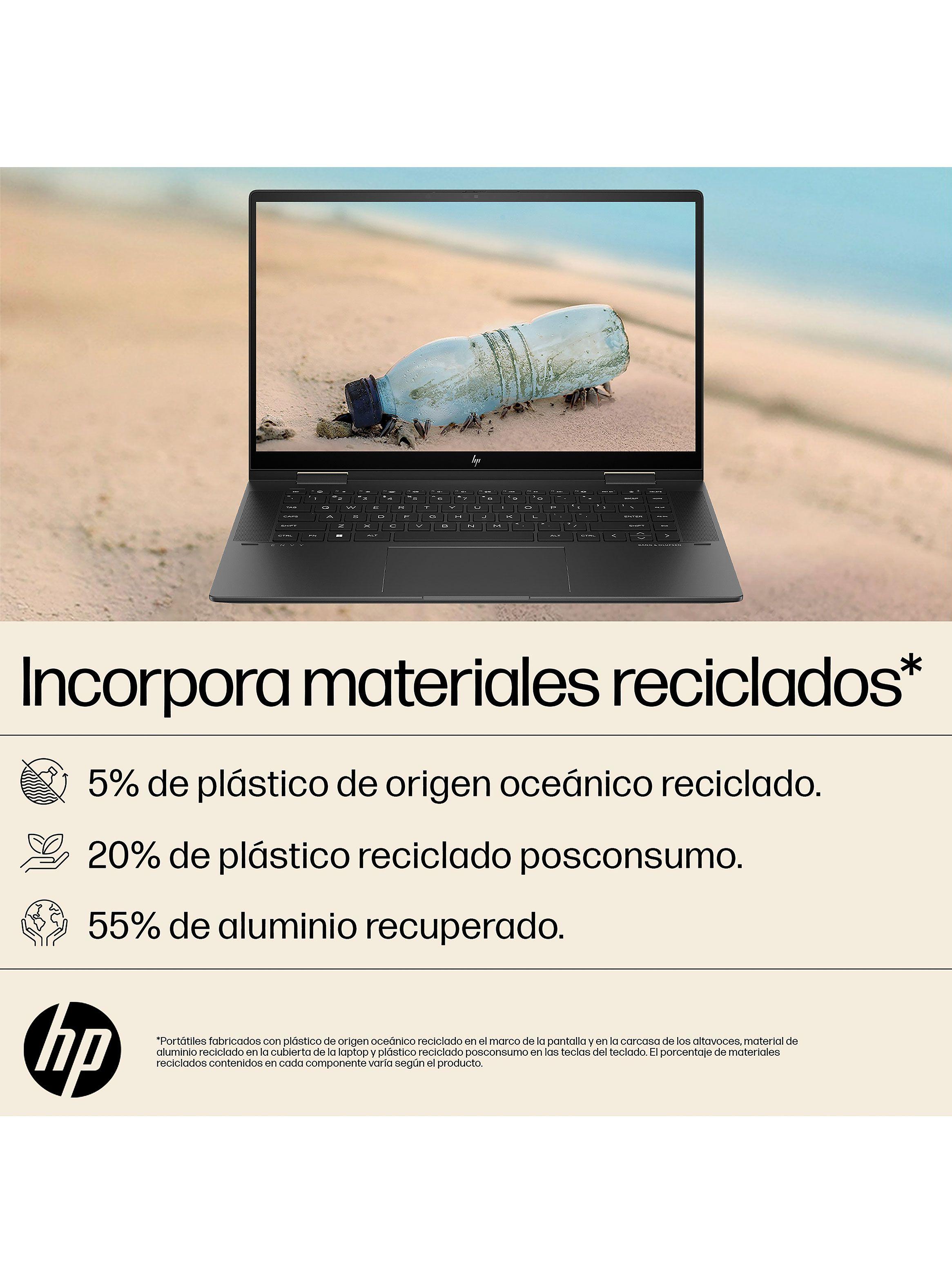 Notebook HP Envy x360 15-fh0008la AMD Ryzen 7 16GB SSD  1TB SSD 15.6" Táctil FHD Windows 11 Home-7