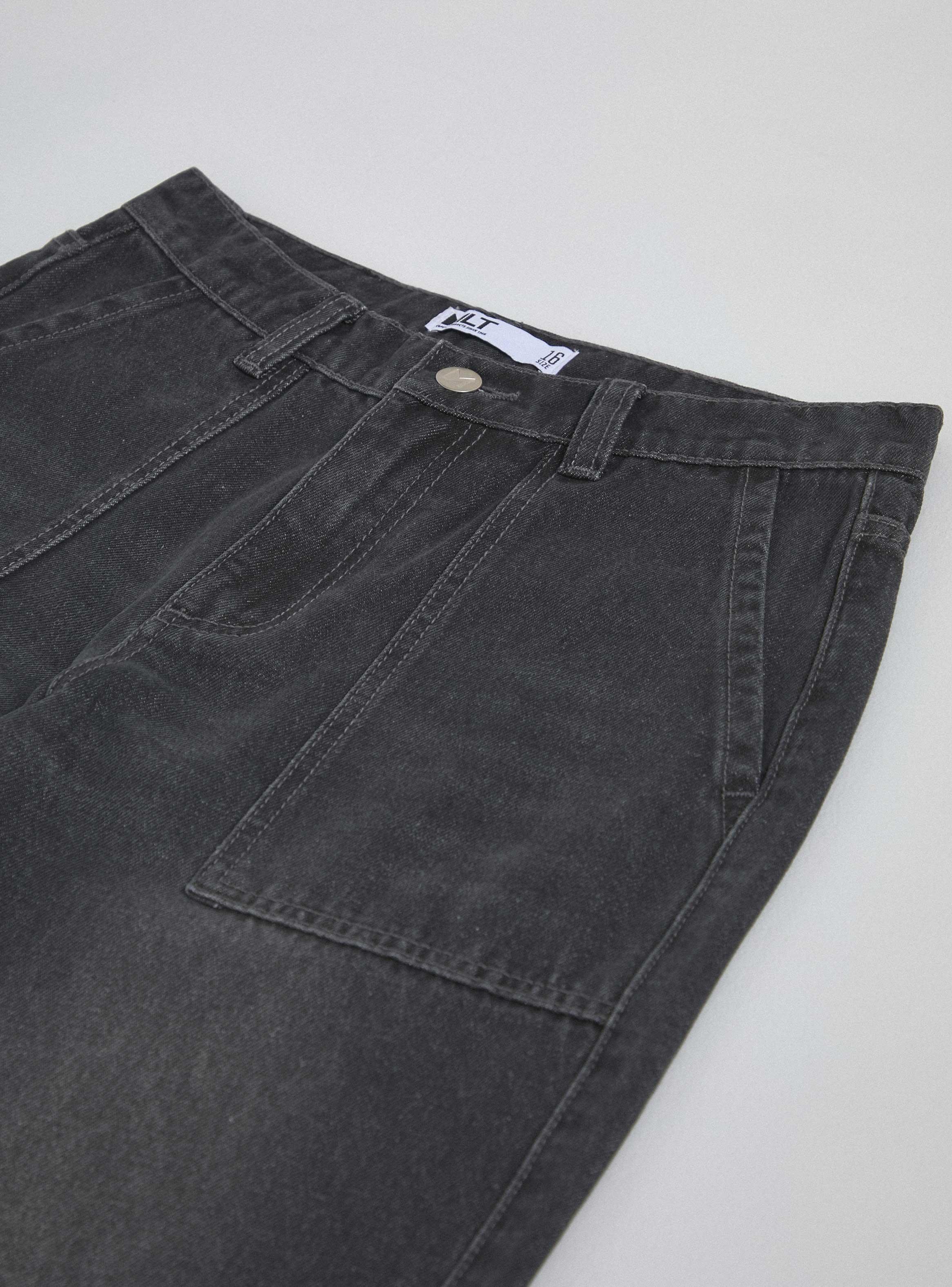 Jeans con Bolsillos a los Costados y Bolsillos Cargo-2