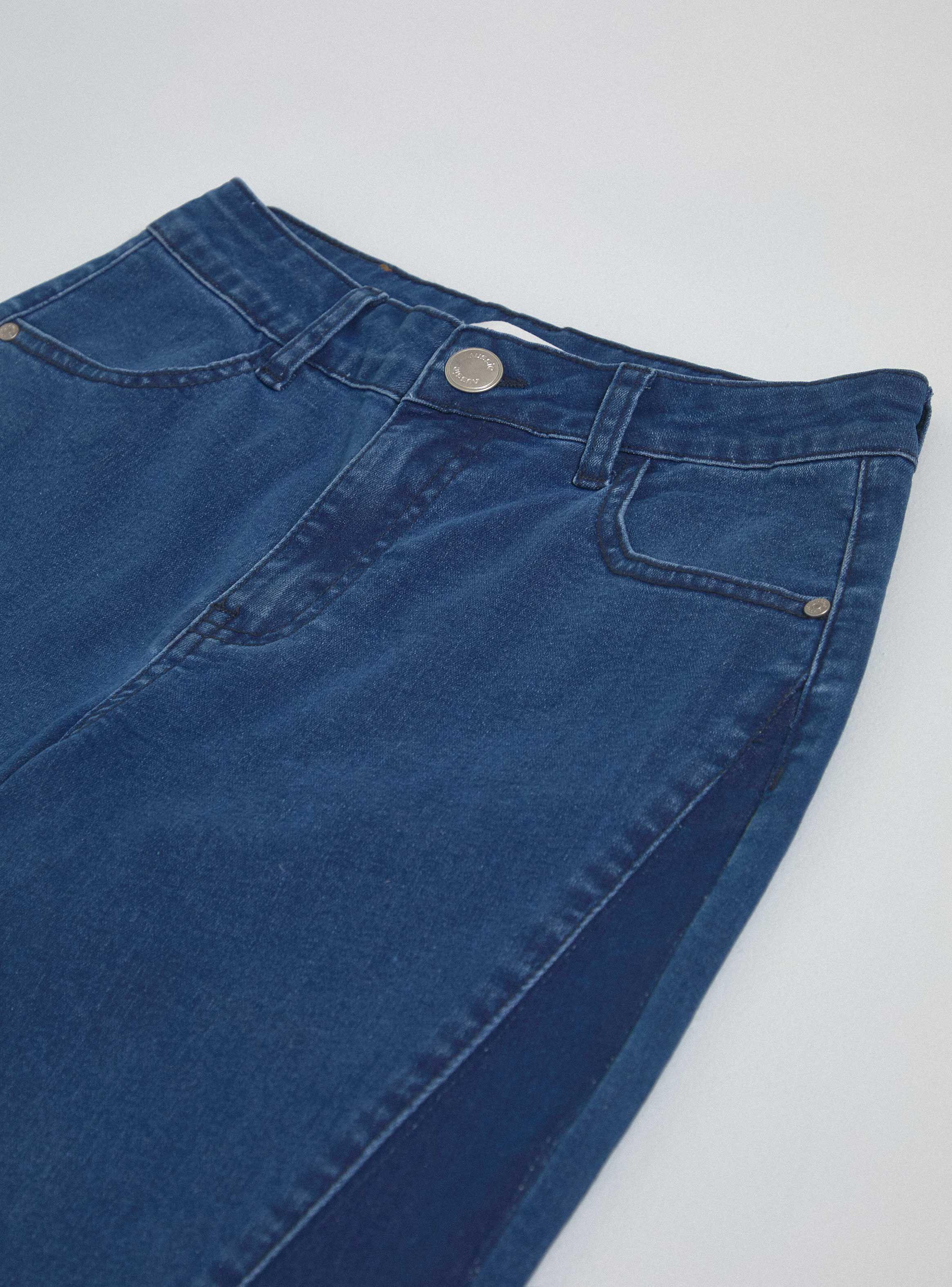Jeans Denim Flaire Mix de Telas-2