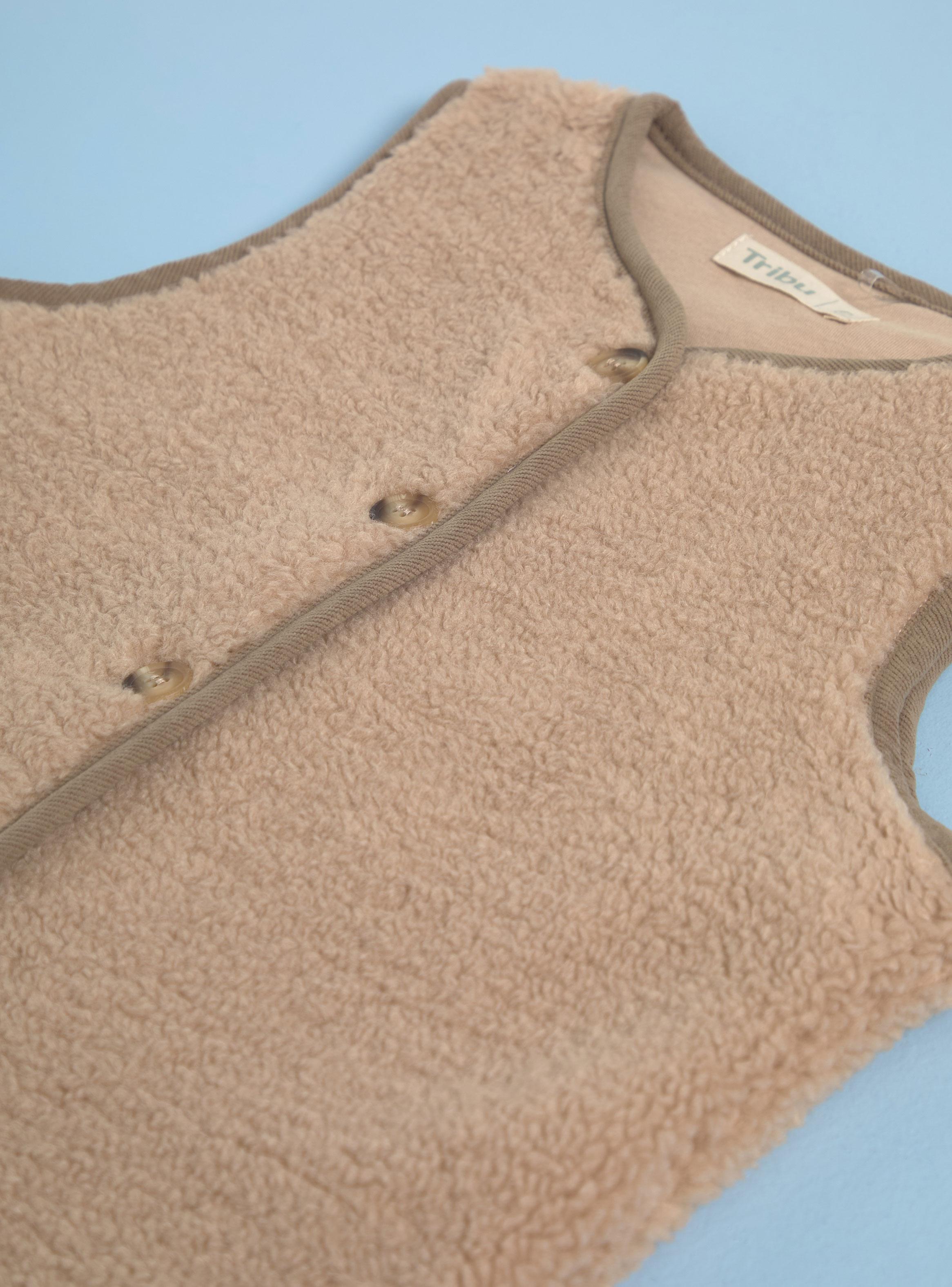 Chaqueta Sherpa Sin Mangas-2