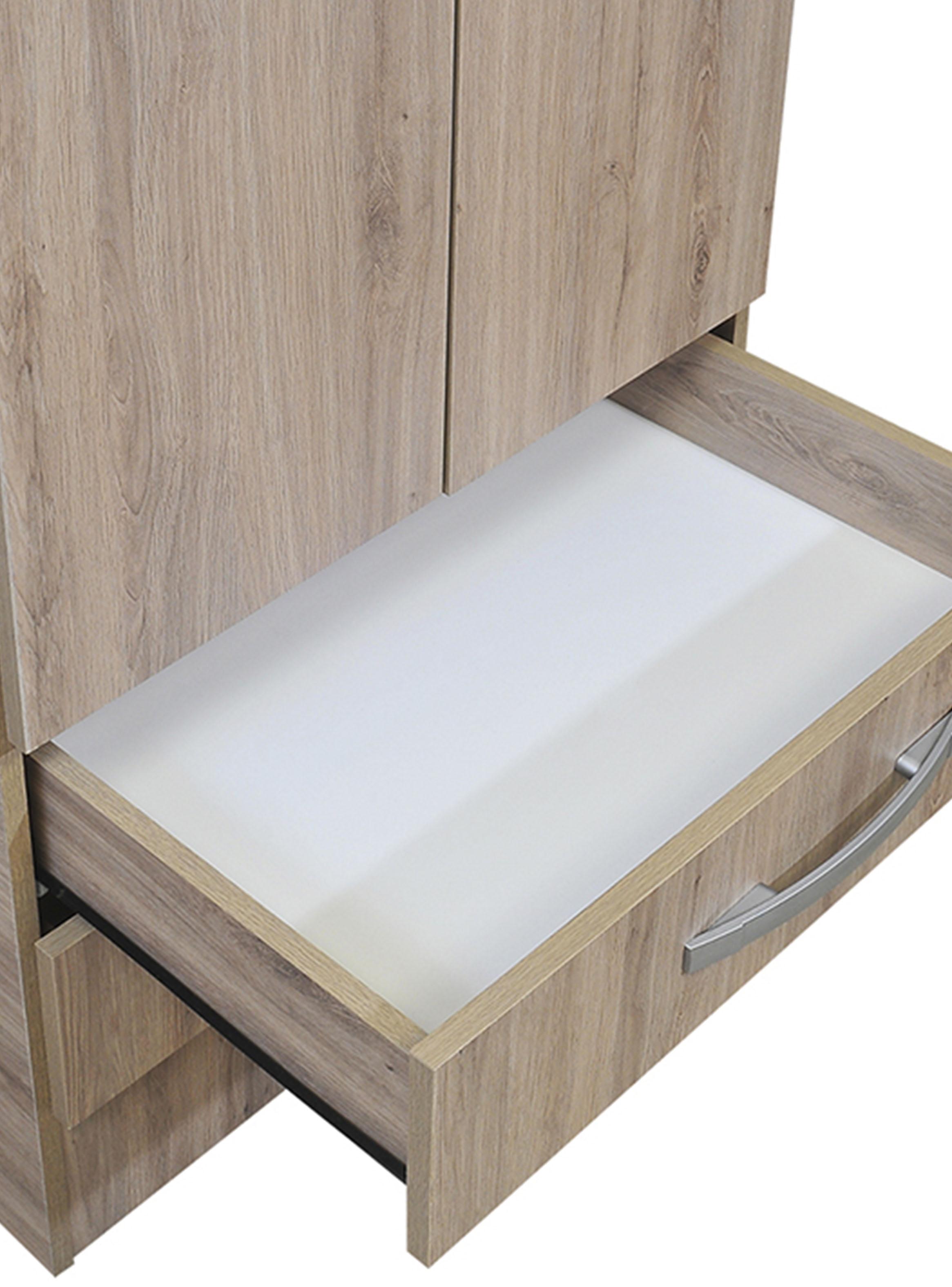 Closet 2 Puertas 2 Cajones Roble Santana-4