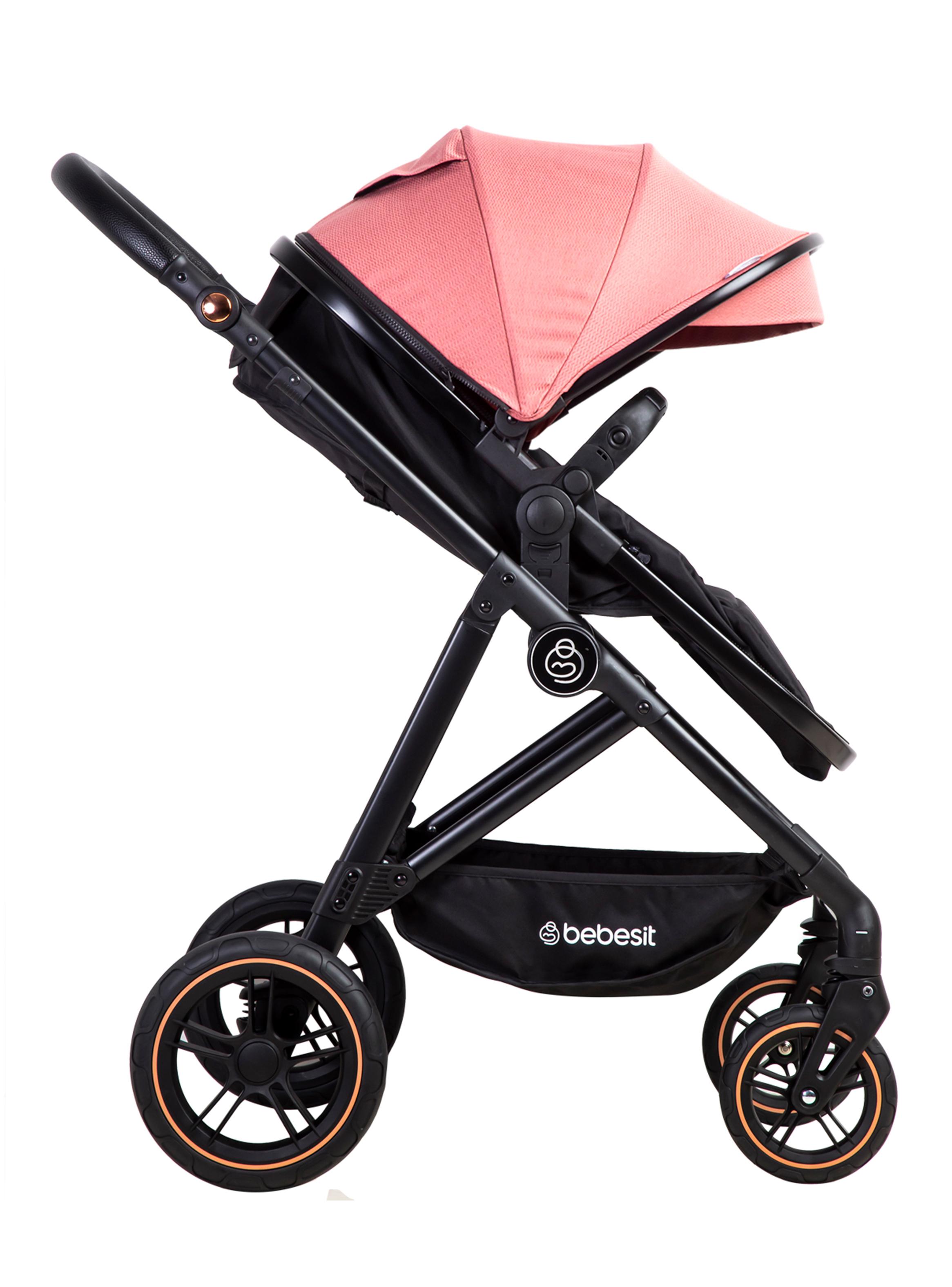 Coche Travel System Street Rosa-2