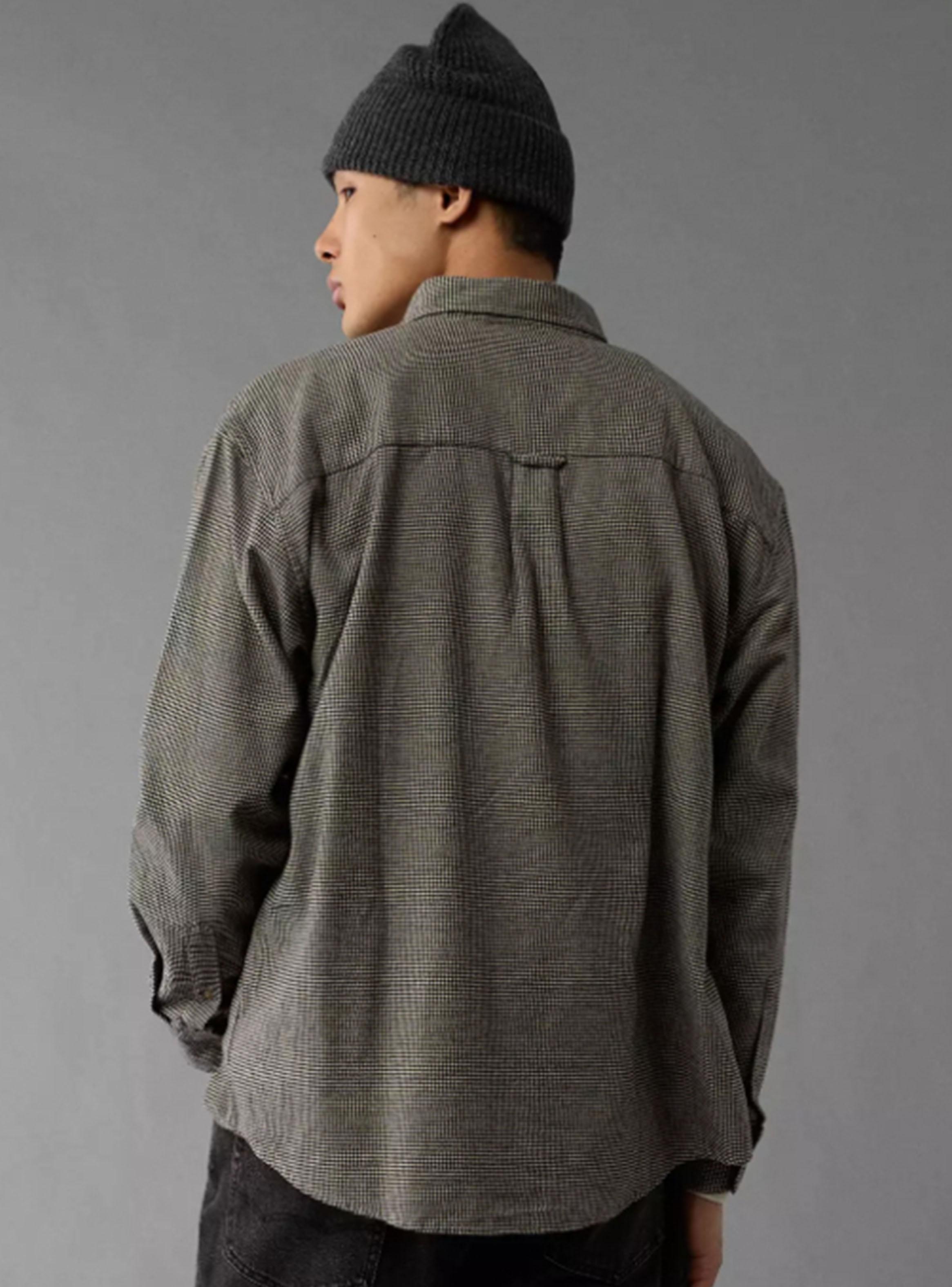 Camisa AE Flannel Modelo Escocés-1