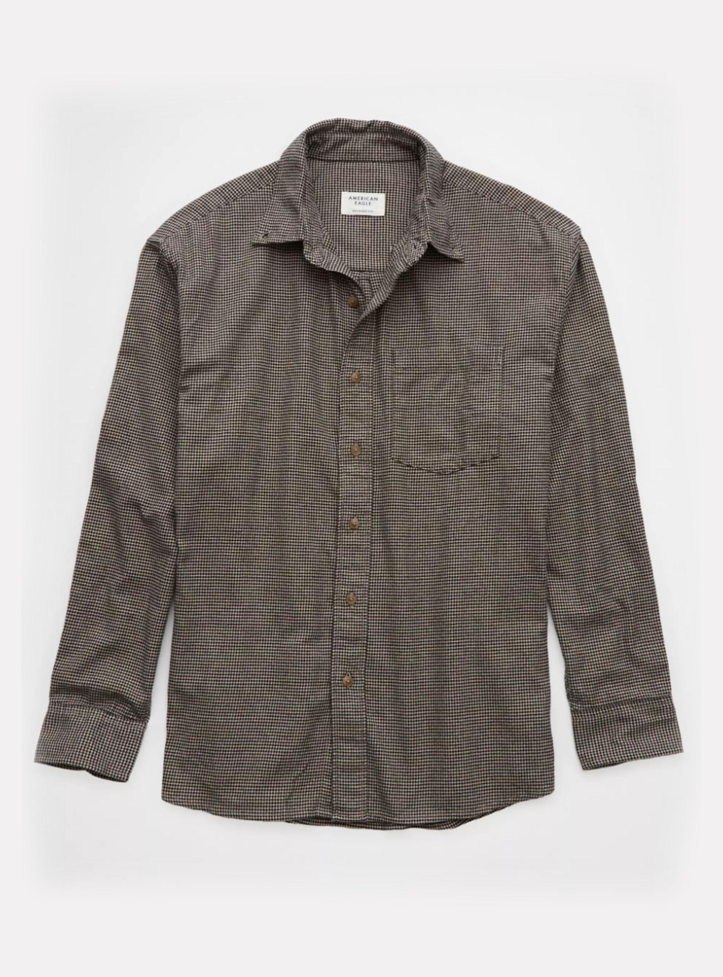 Camisa AE Flannel Modelo Escocés-3