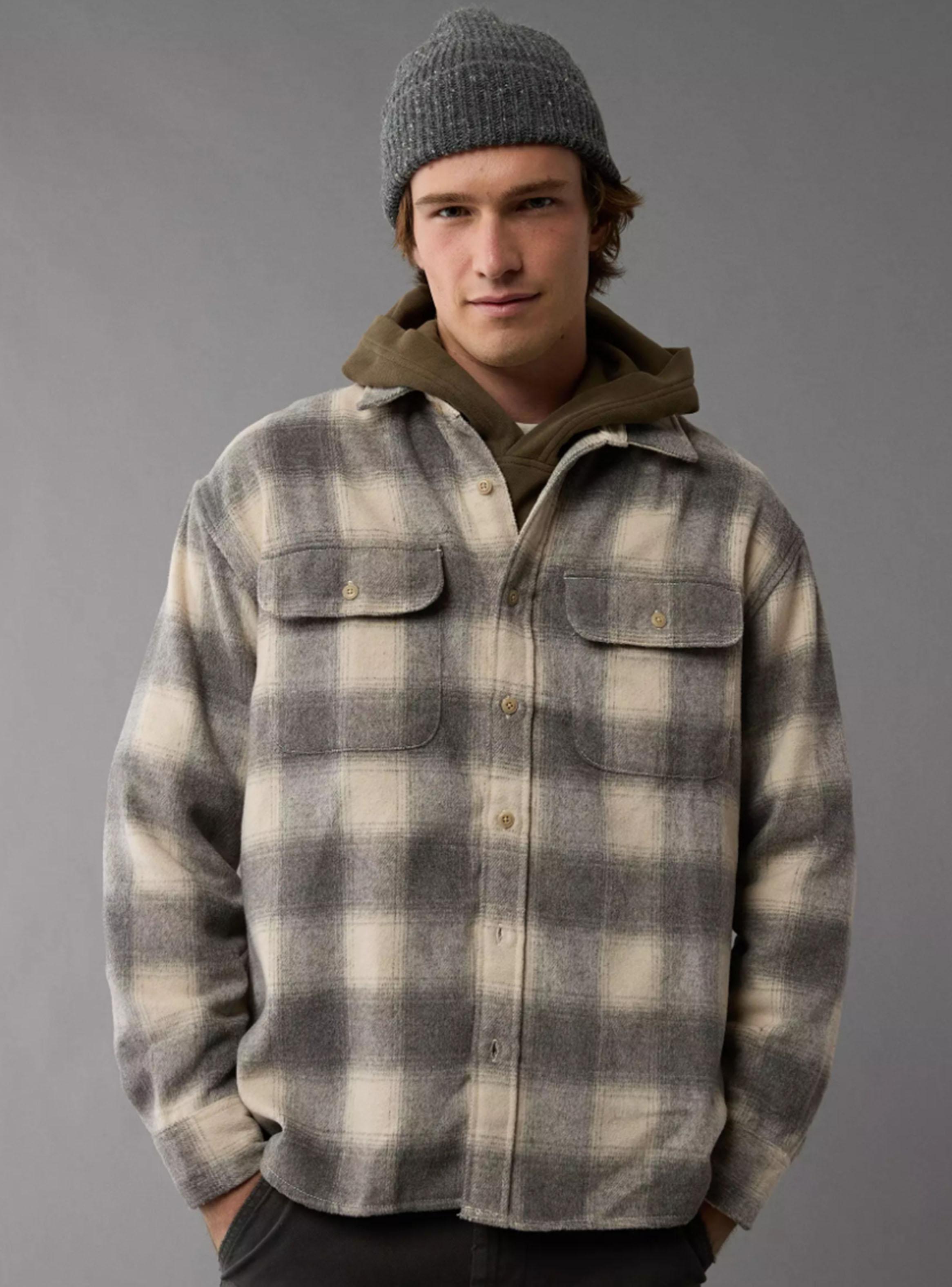 Camisa Flannel Diseño Escocés-0