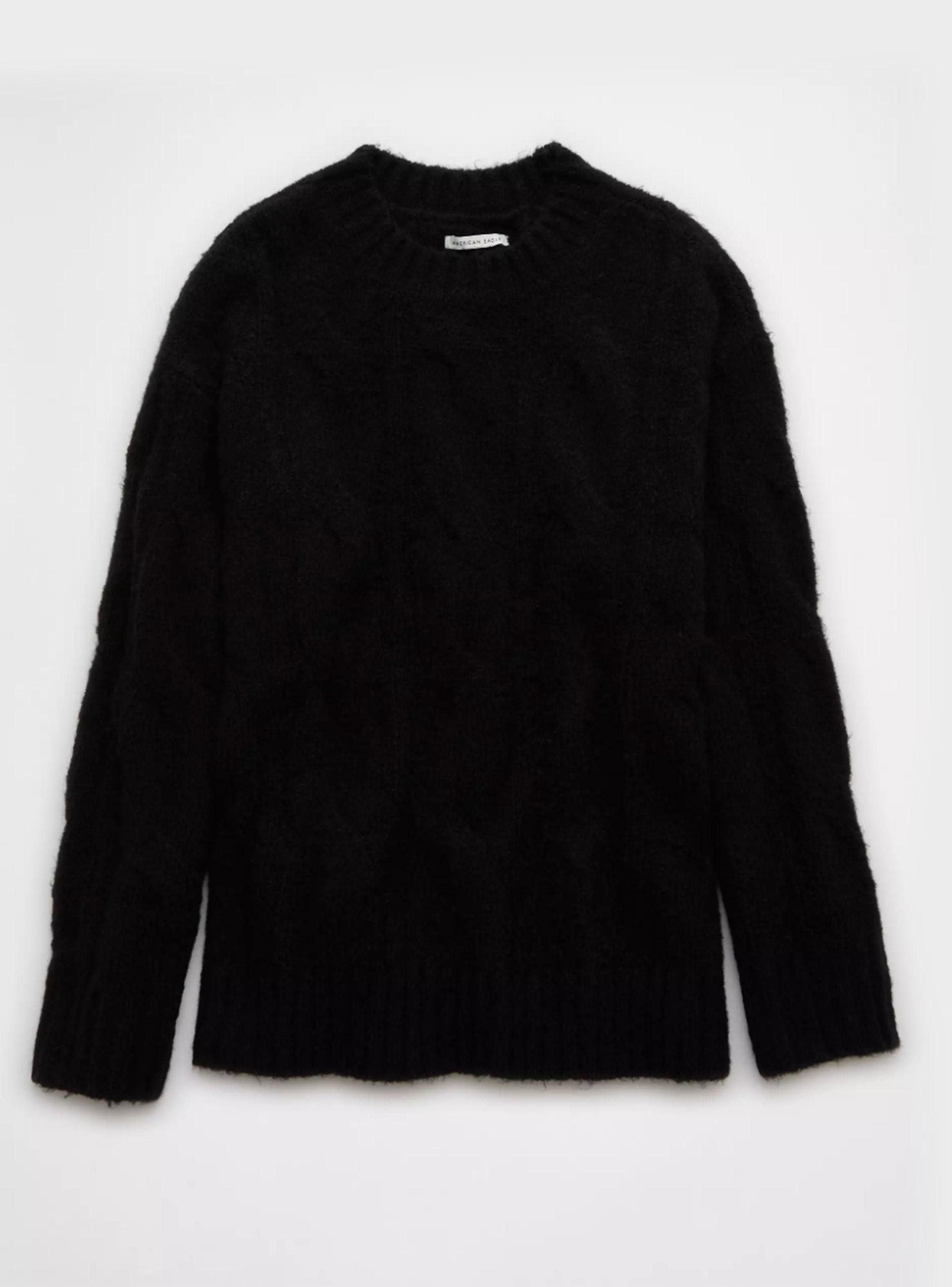 Sweater Whoa So Soft en Punto Trenzado-4