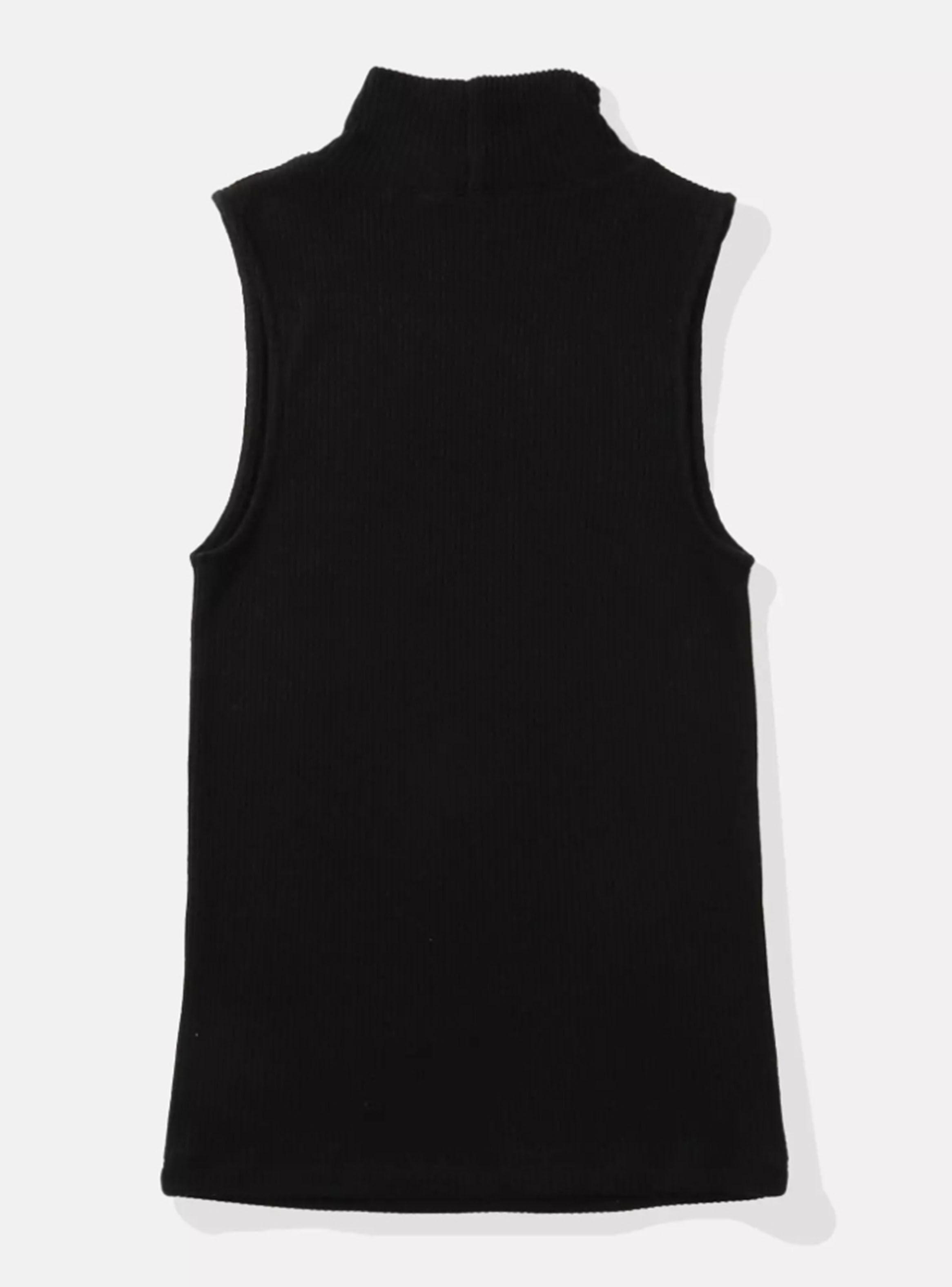 Polera Rib Cuello Alto-3