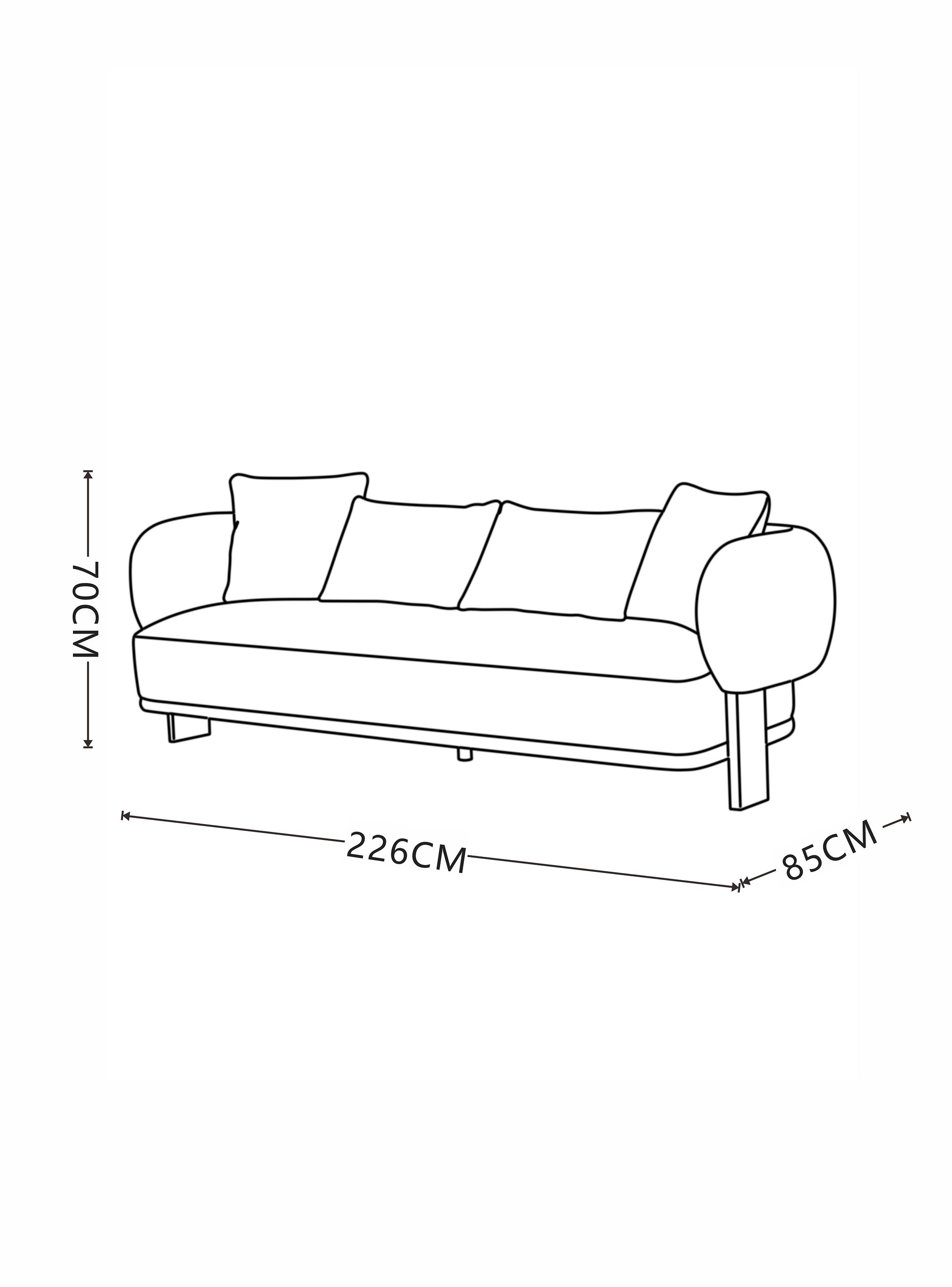 Sofá Rue 226x85x66 cm-1