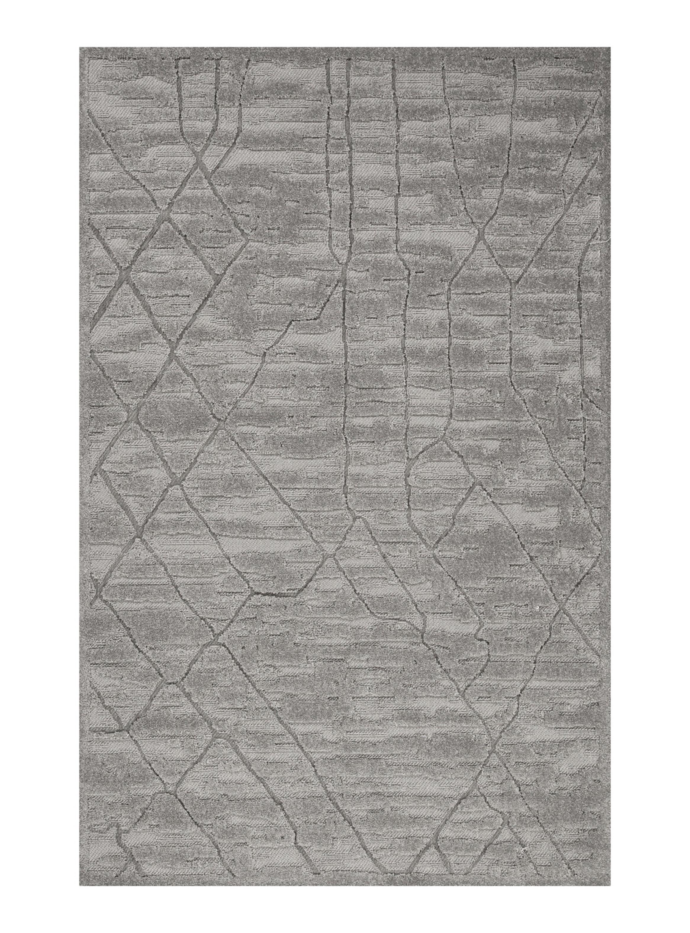 Alfombra Inca 80x120 cm Gris-0