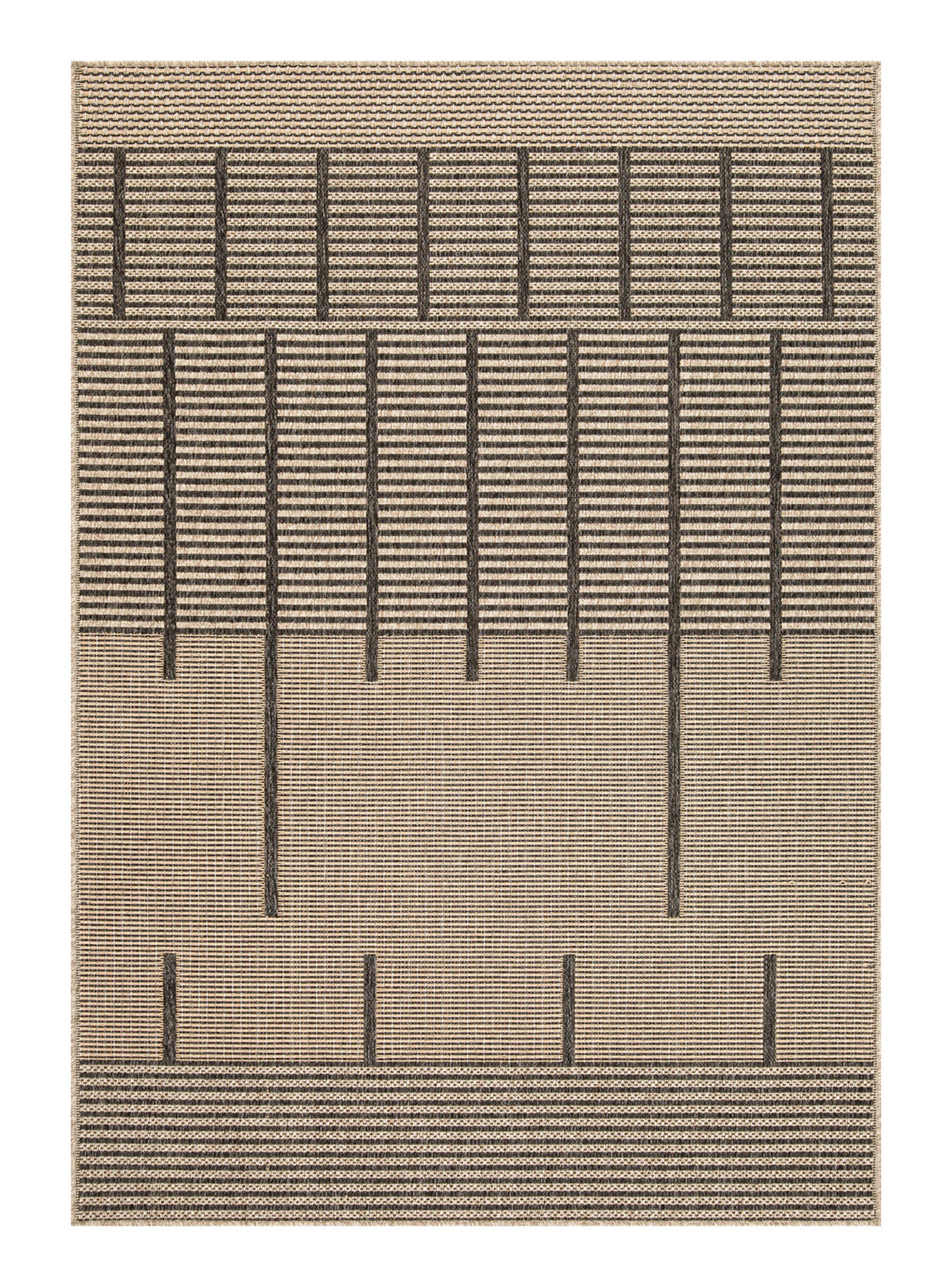 Alfombra Bars 160x230 cm Tabac-0