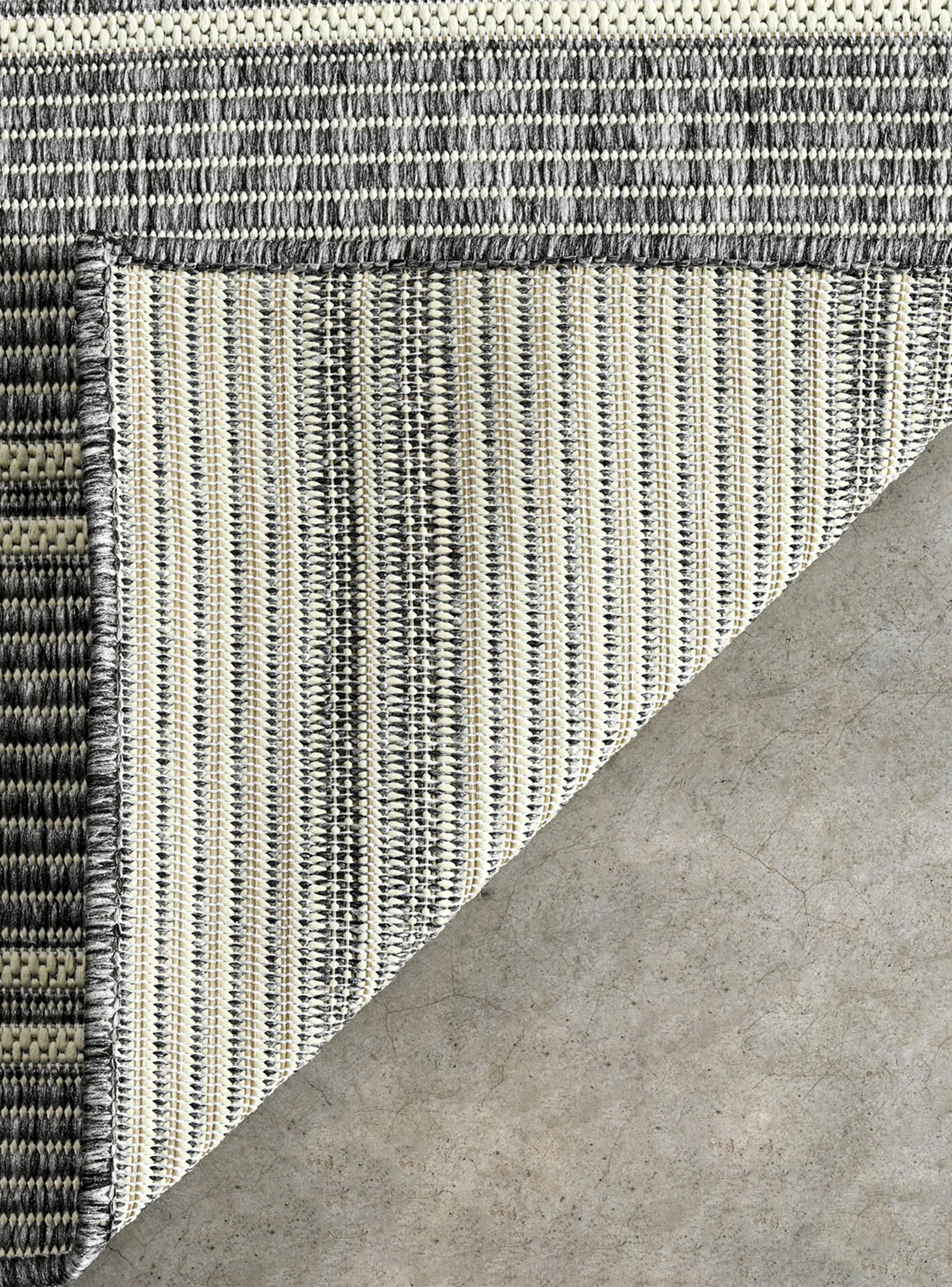 Alfombra Stripes 160x230 cm Gris-2