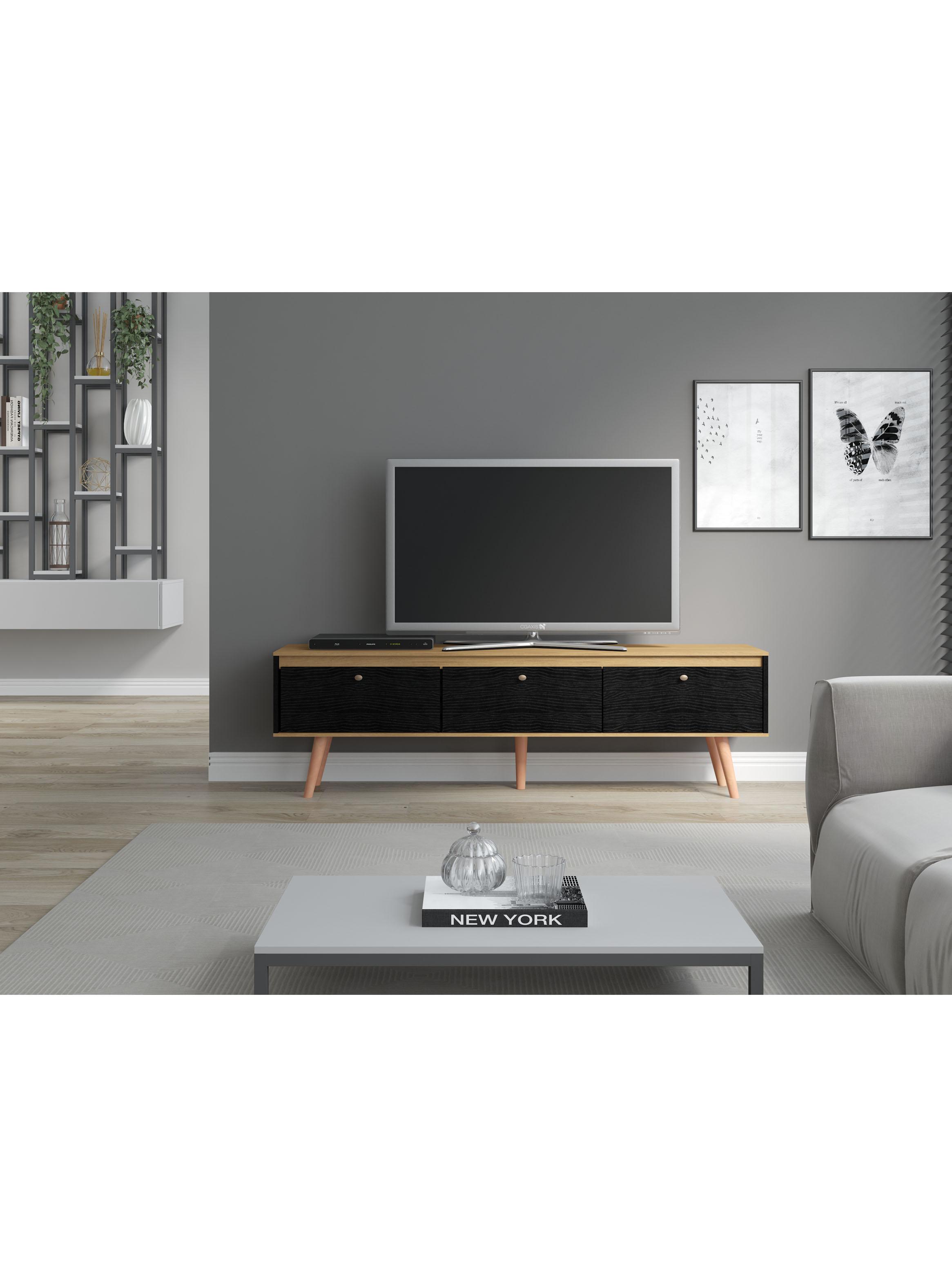 Rack Menphis Tv 70" 3 Puertas-3