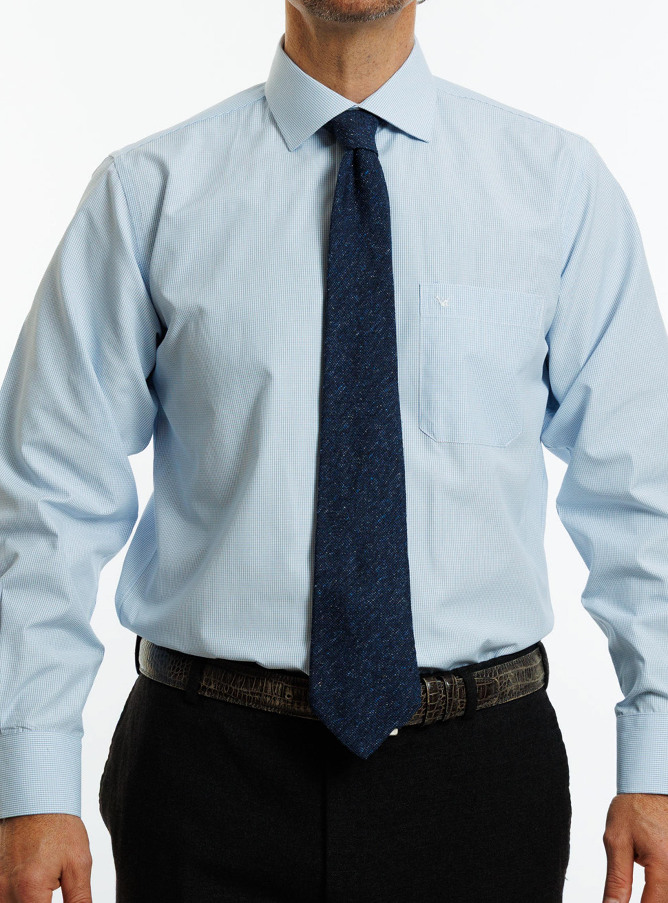 Camisa Formal a Cuadros Mini Metropolitan-0