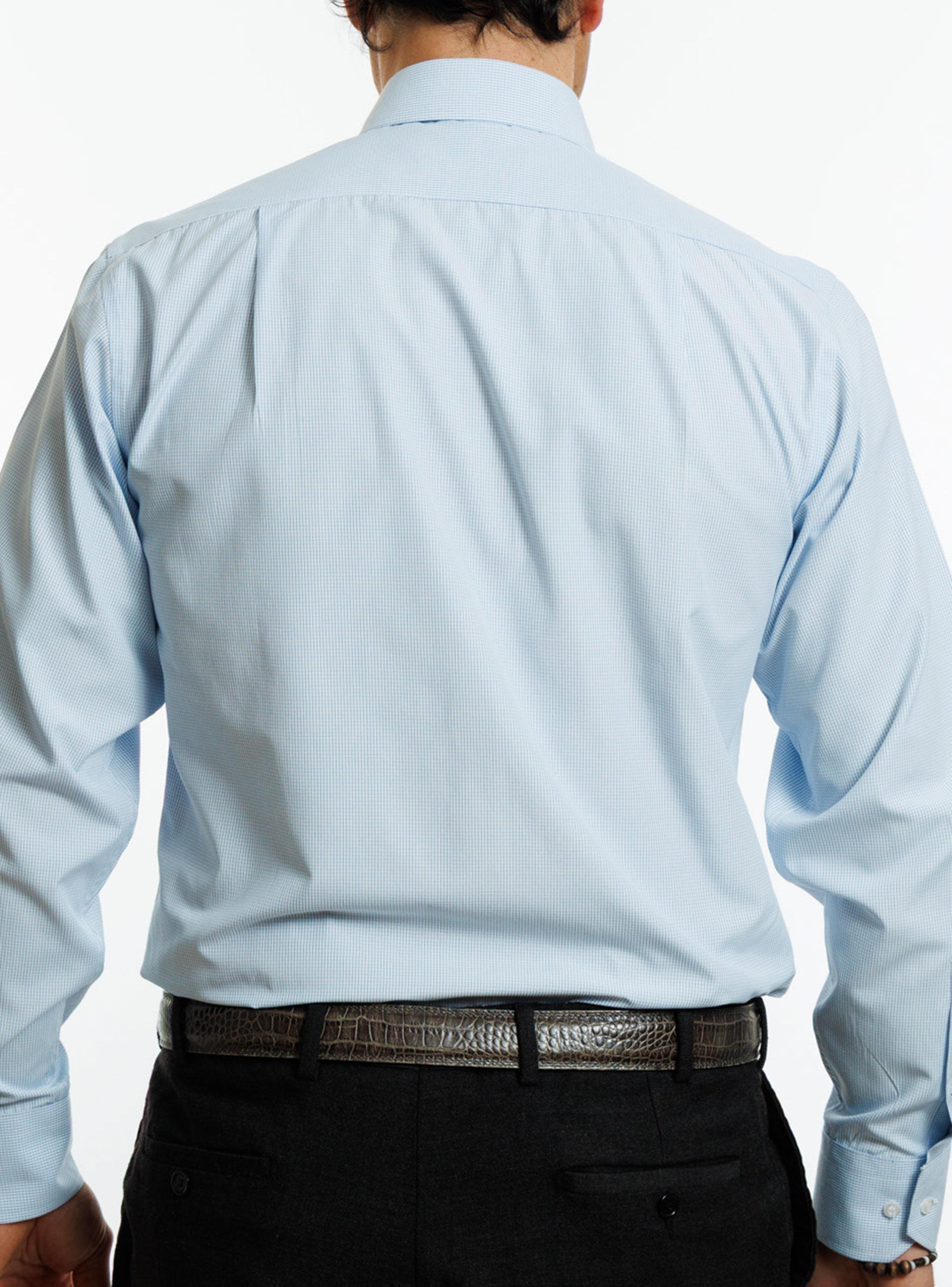 Camisa Formal a Cuadros Mini Metropolitan-1