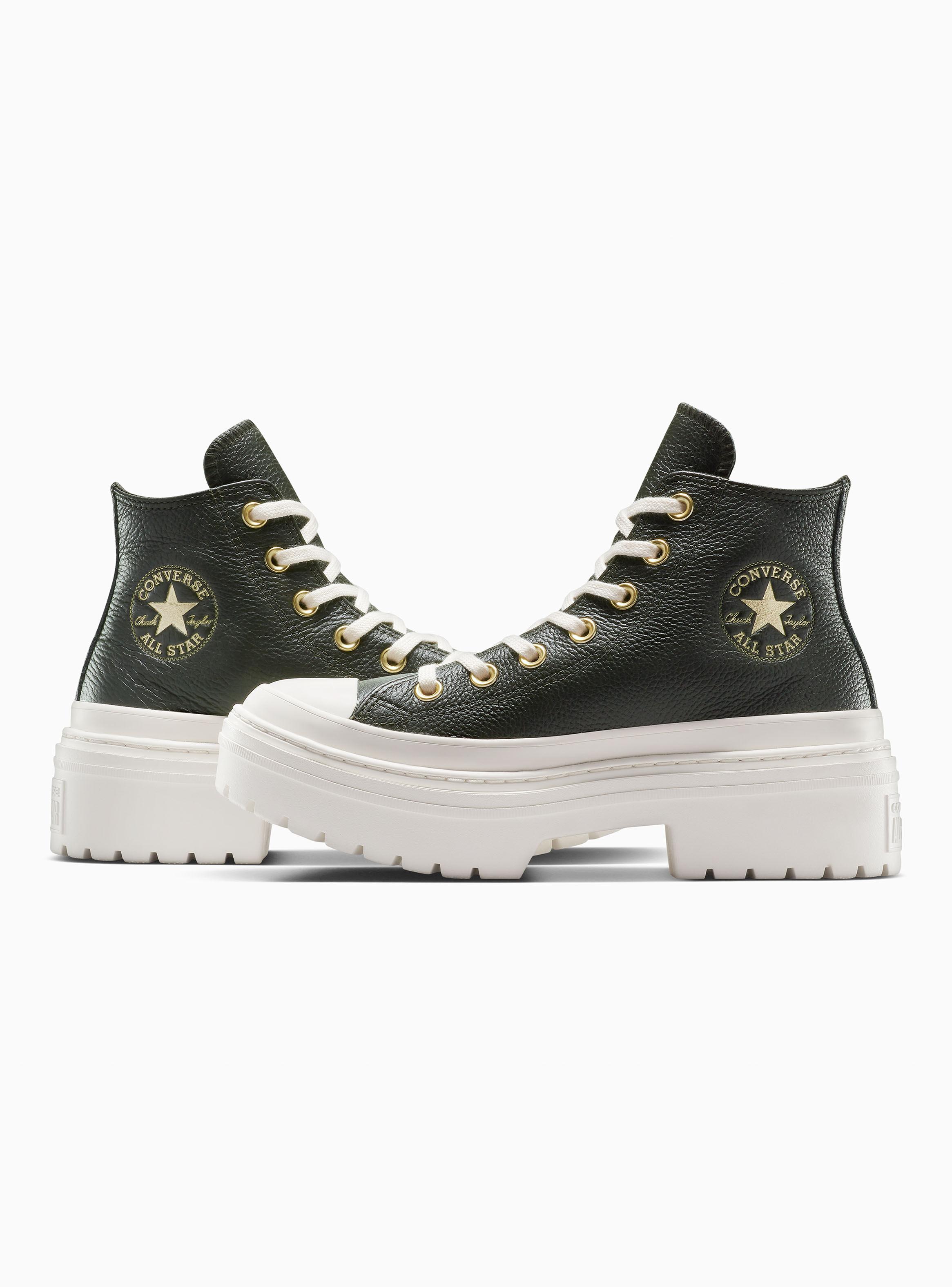 Zapatilla Urbana Cuero All Star Lugged Heel Mujer-2