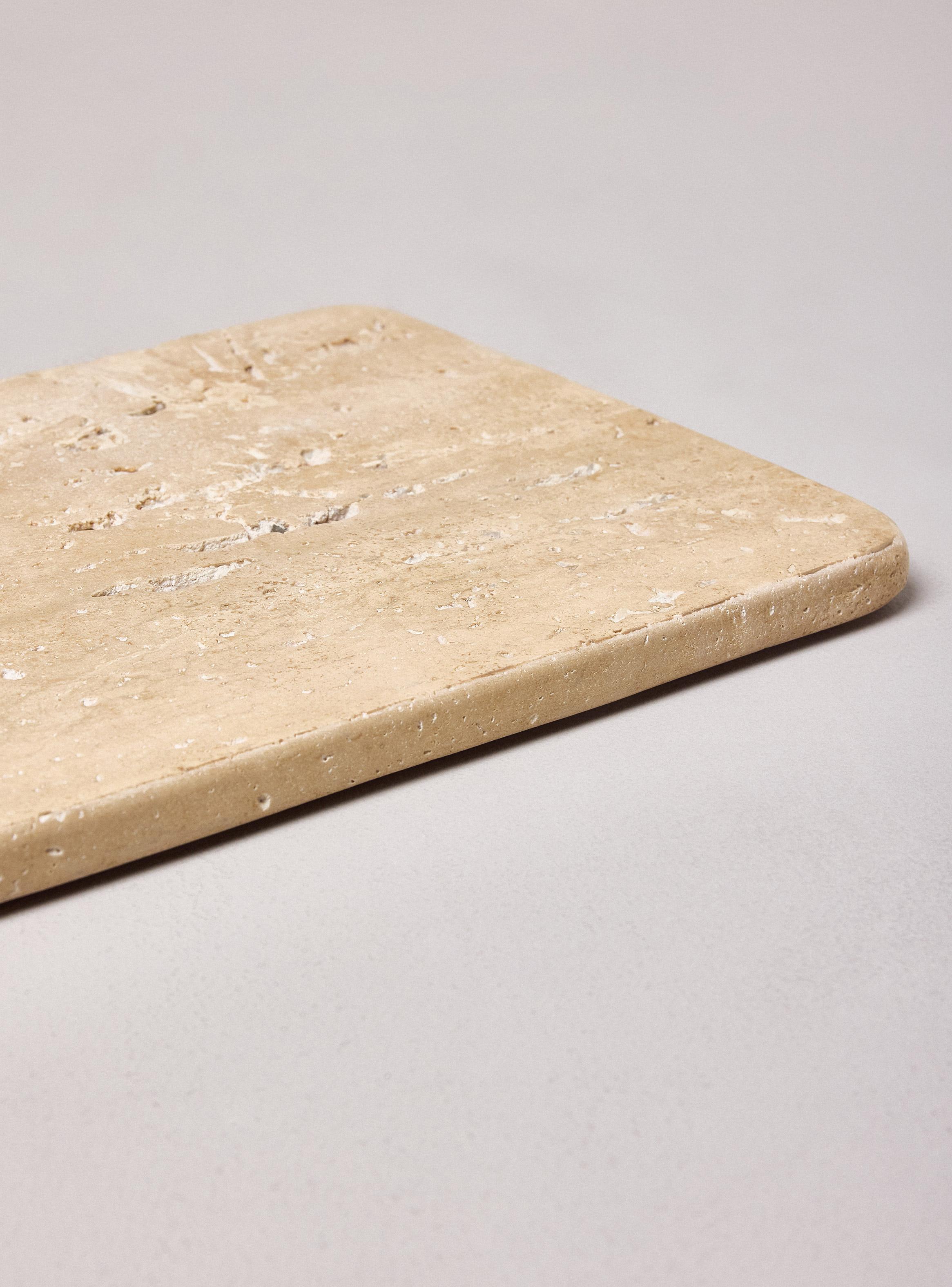 Tabla Mármol Travertino 30x20 cm-2