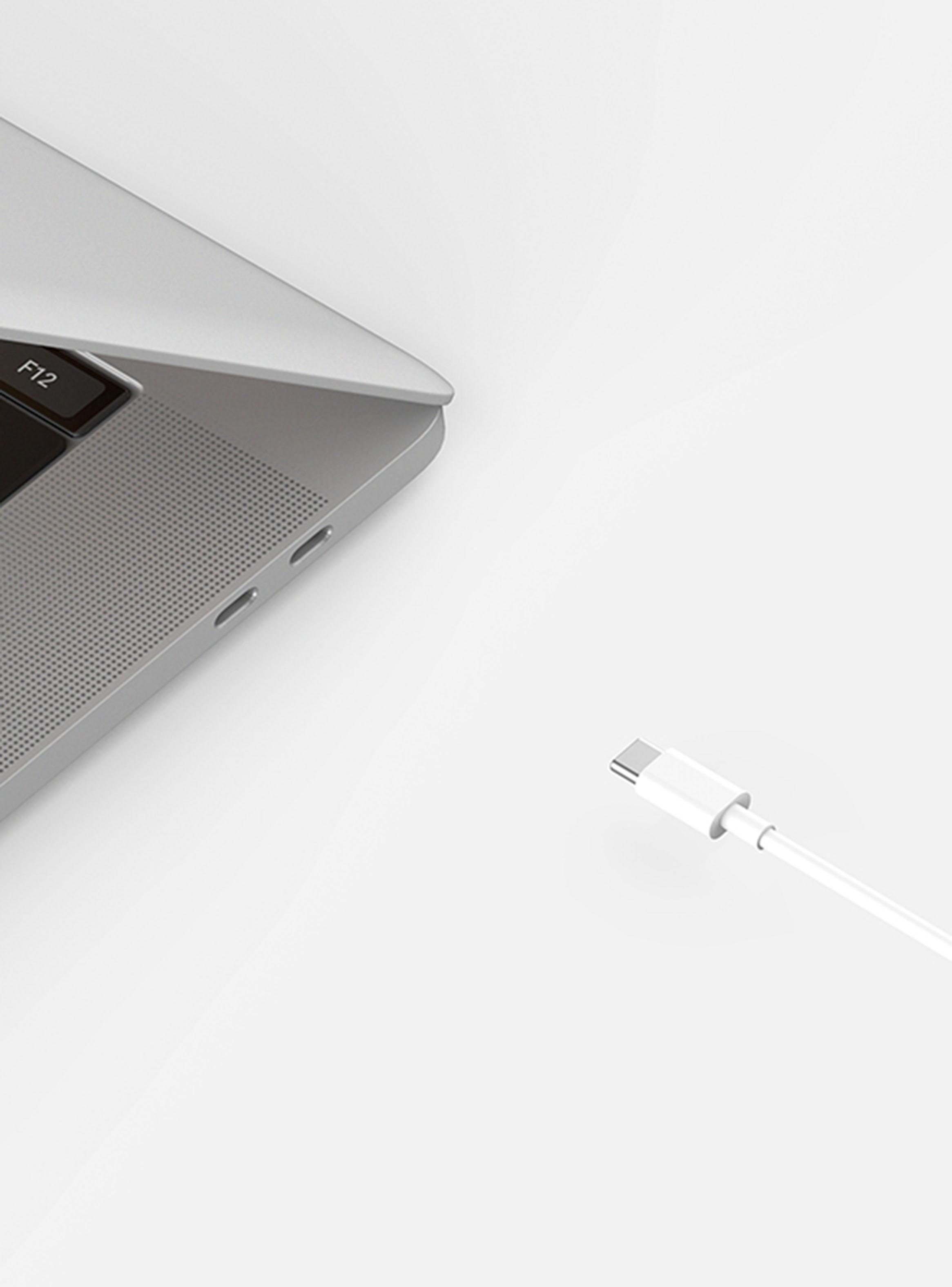 Cable Xiaomi USB Tipo C Mi USB-C 1m Blanco-3