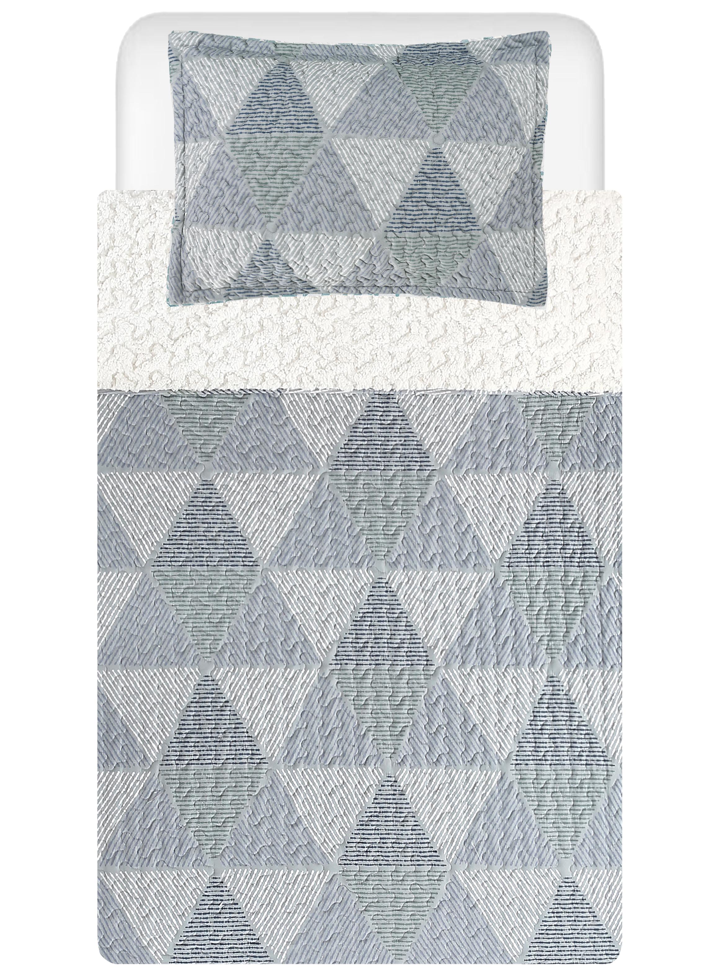 Quilt 1.5 Plazas Javier Sherpa-3