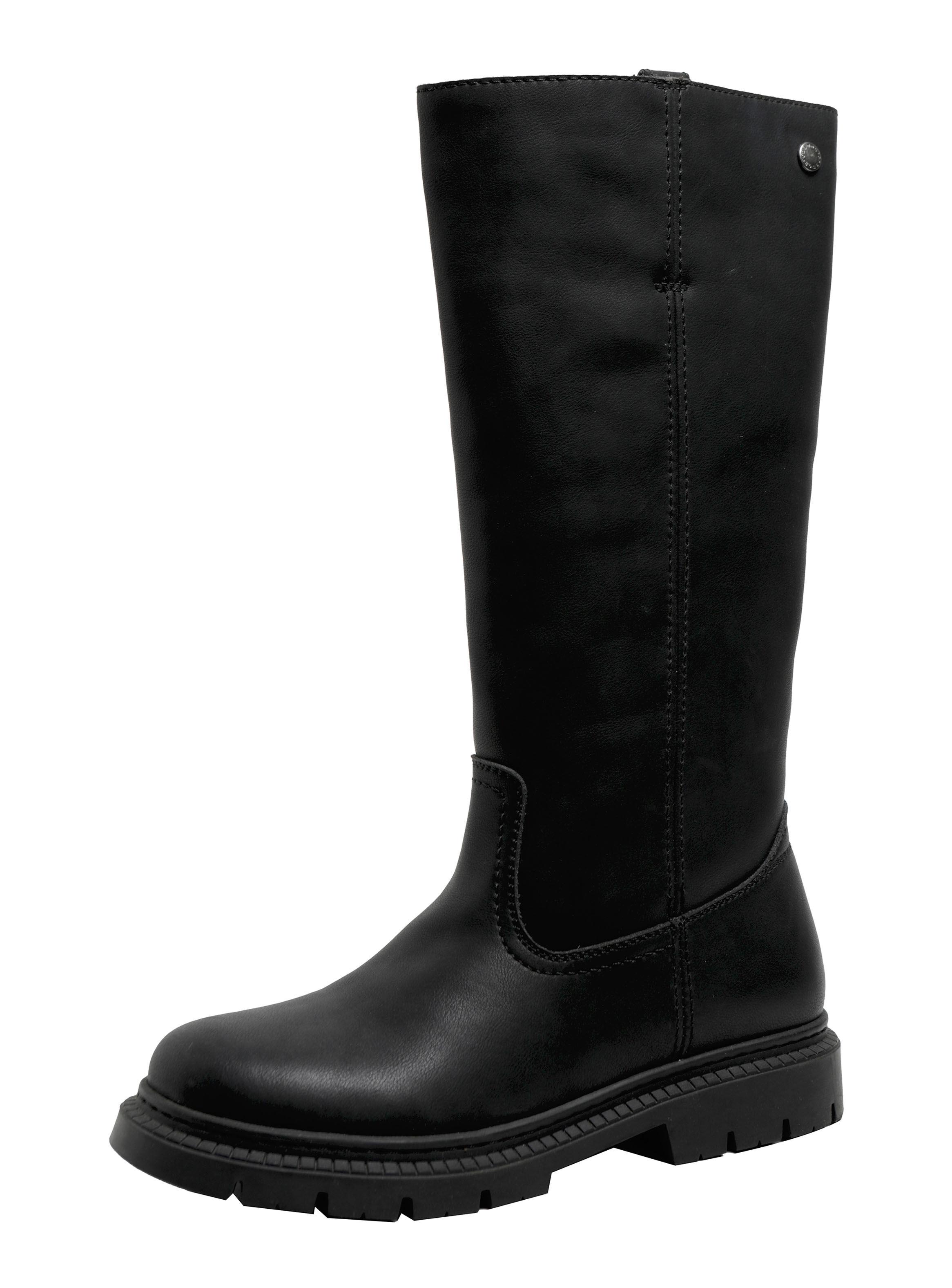 Bota Larga Lisa Cuero 250365 Mujer-3