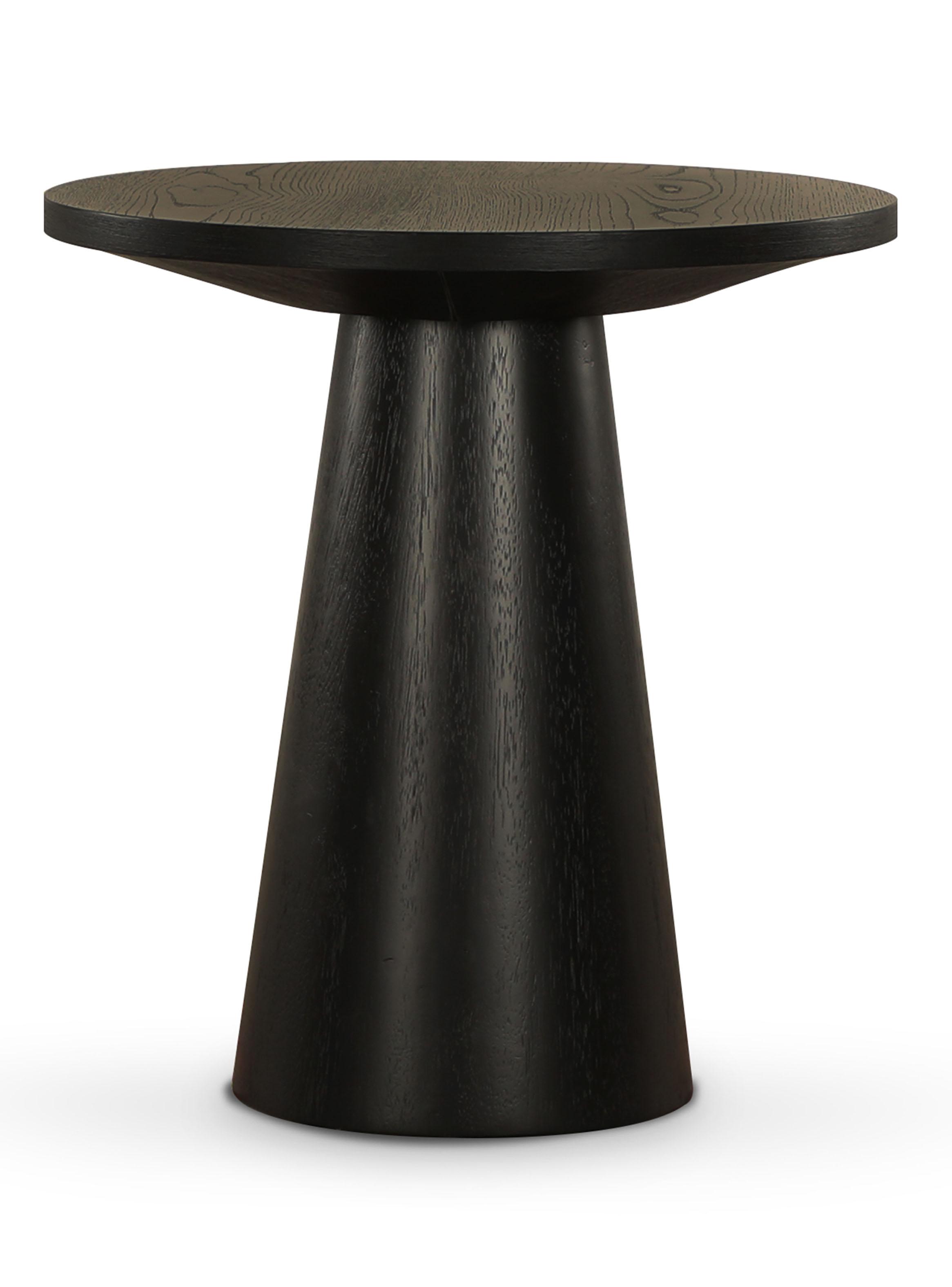 Mesa de Centro Redonda Blackburn 50x50 cm Negro-0