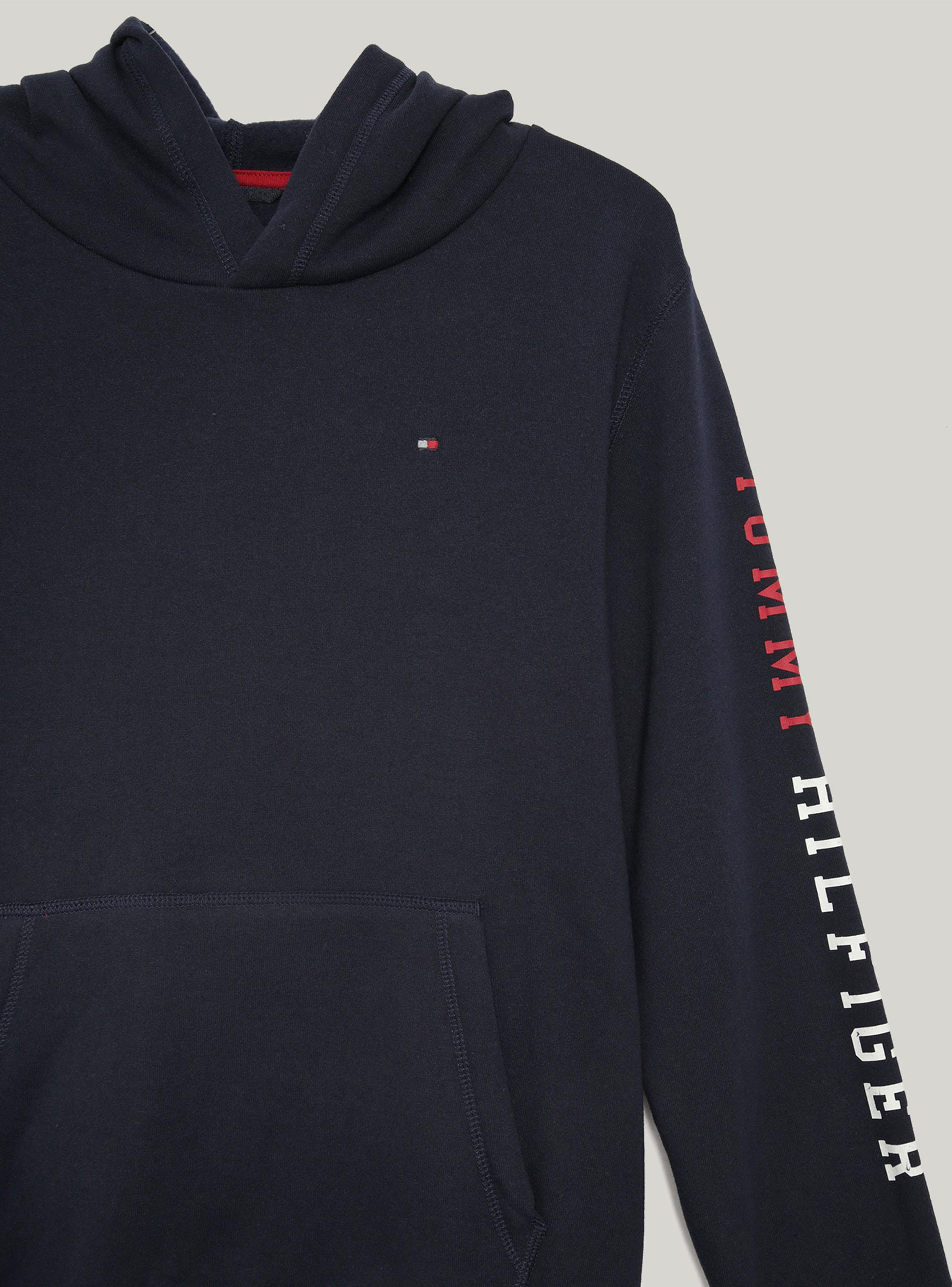 Polerón con Diseño en Manga Azul-2