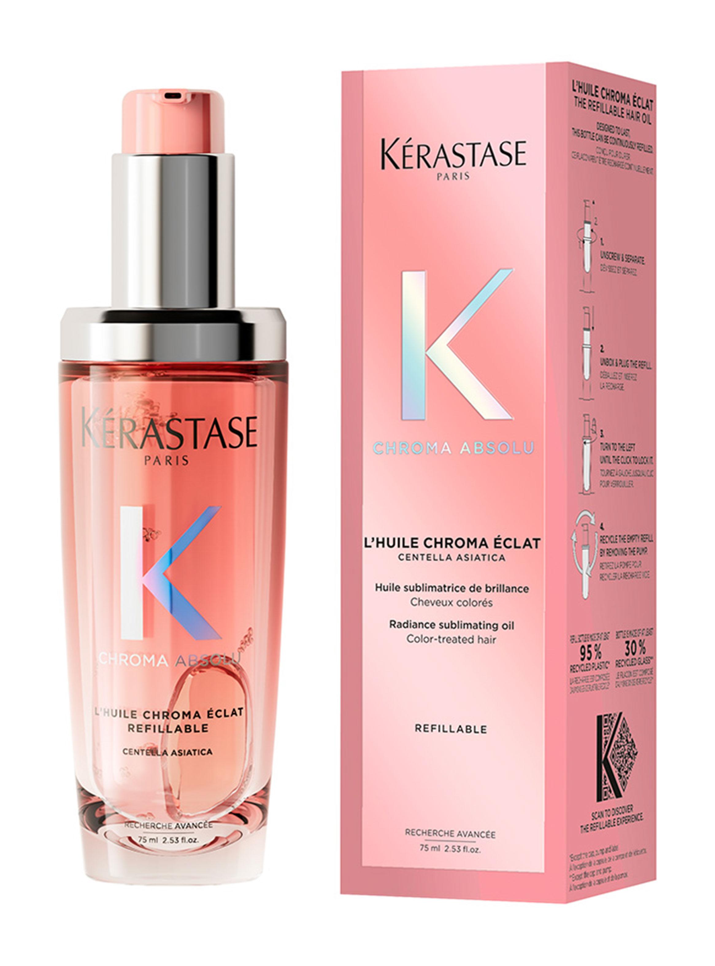 Aceite Capilar L'Huile Chroma Éclat Radiance 75ml Kérastase Cabello con Color-2