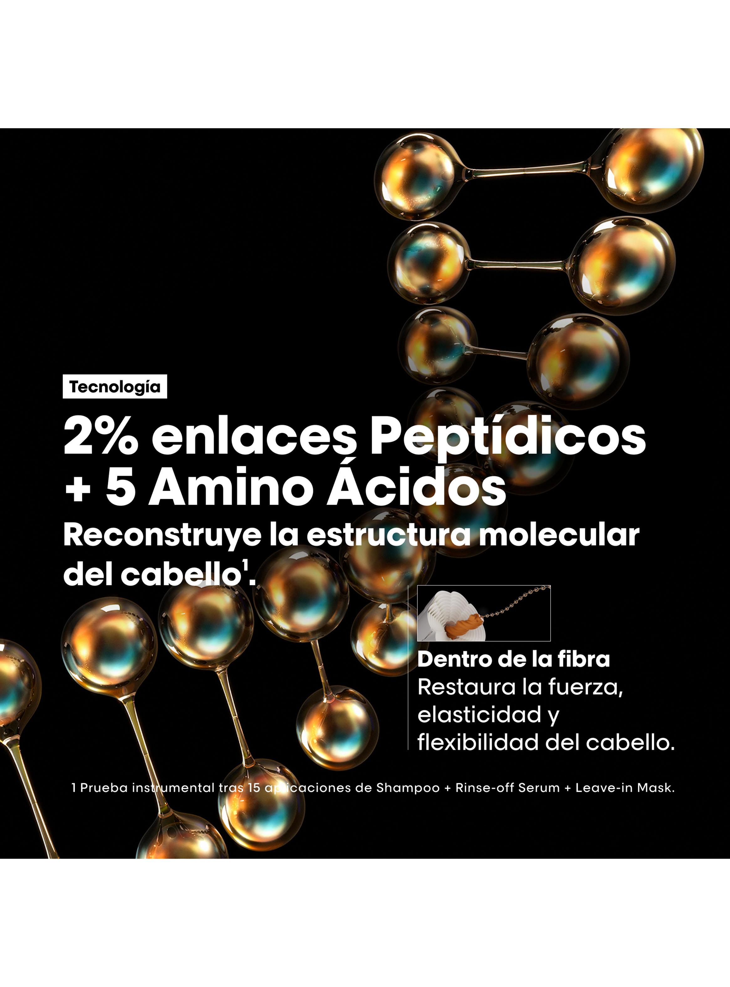 Set Profesional Reparación Shampoo 300 ml + Máscara con Enjuague 250 ml Absolut Repair Molecular-4