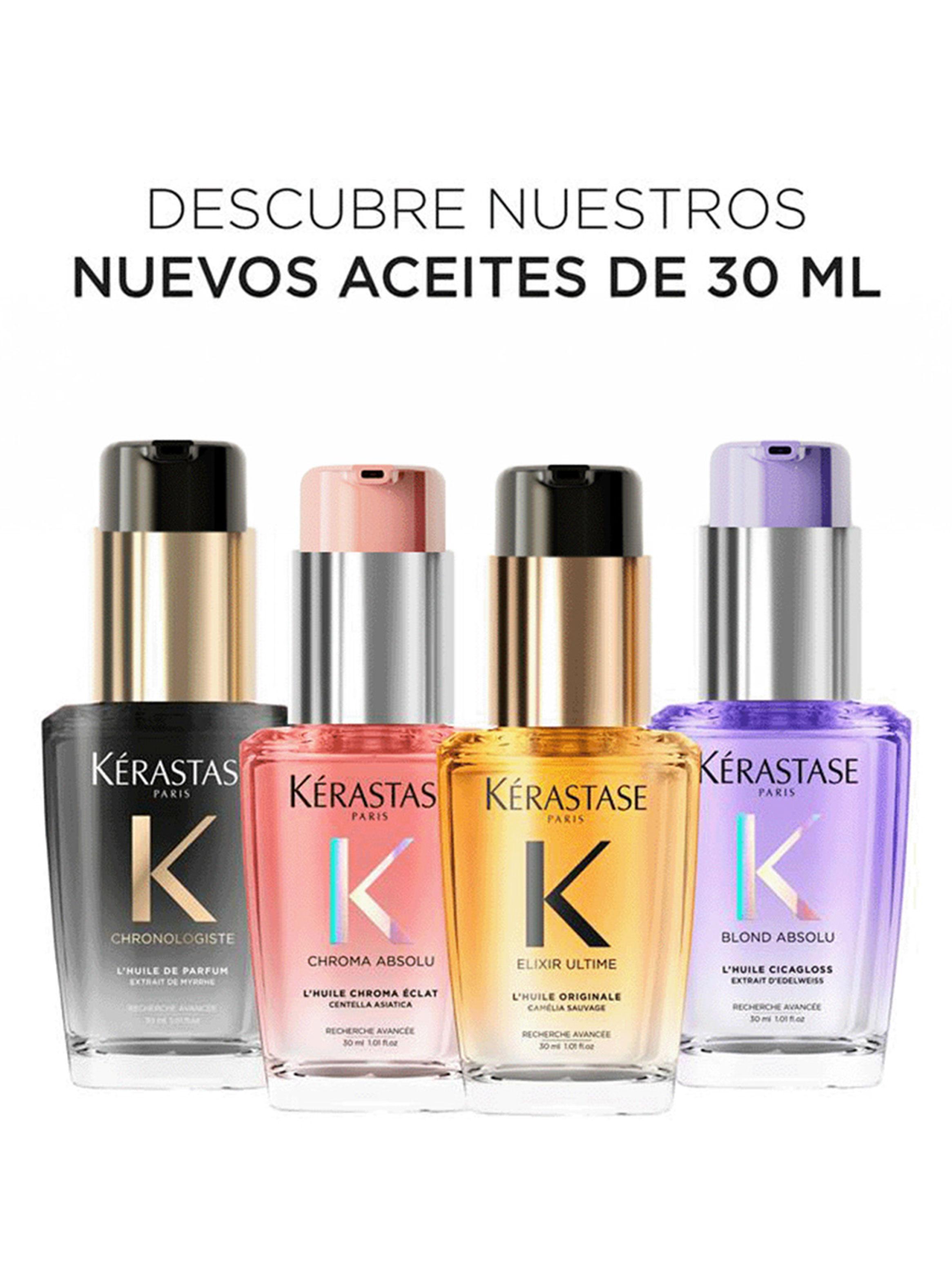 Aceite Reparador Capilar L'Huile Chroma Éclat Radiance 30ml Kérastase para Cabello con Color-3