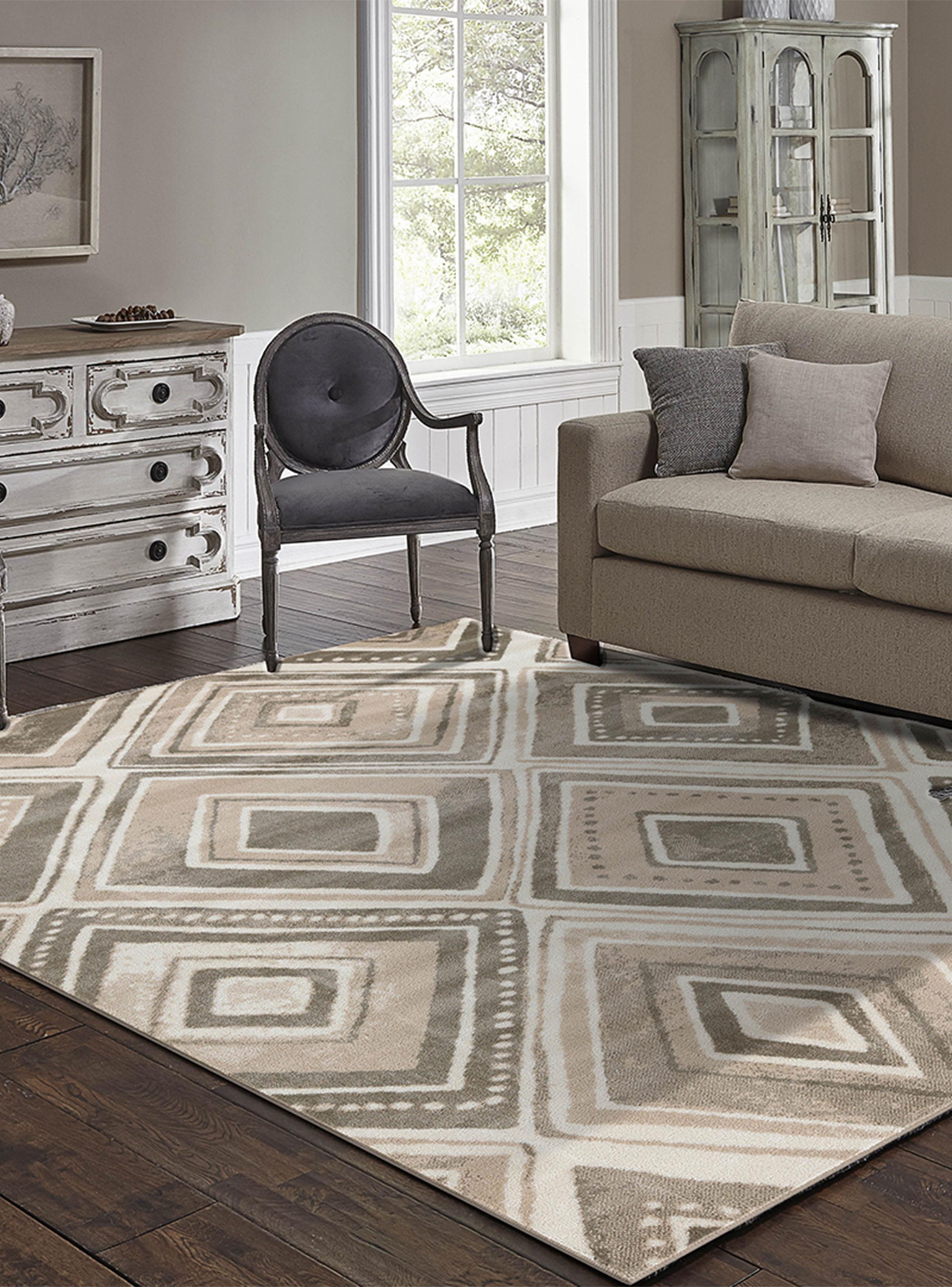 Alfombra Heatset Compel 160x235 cm Café-1