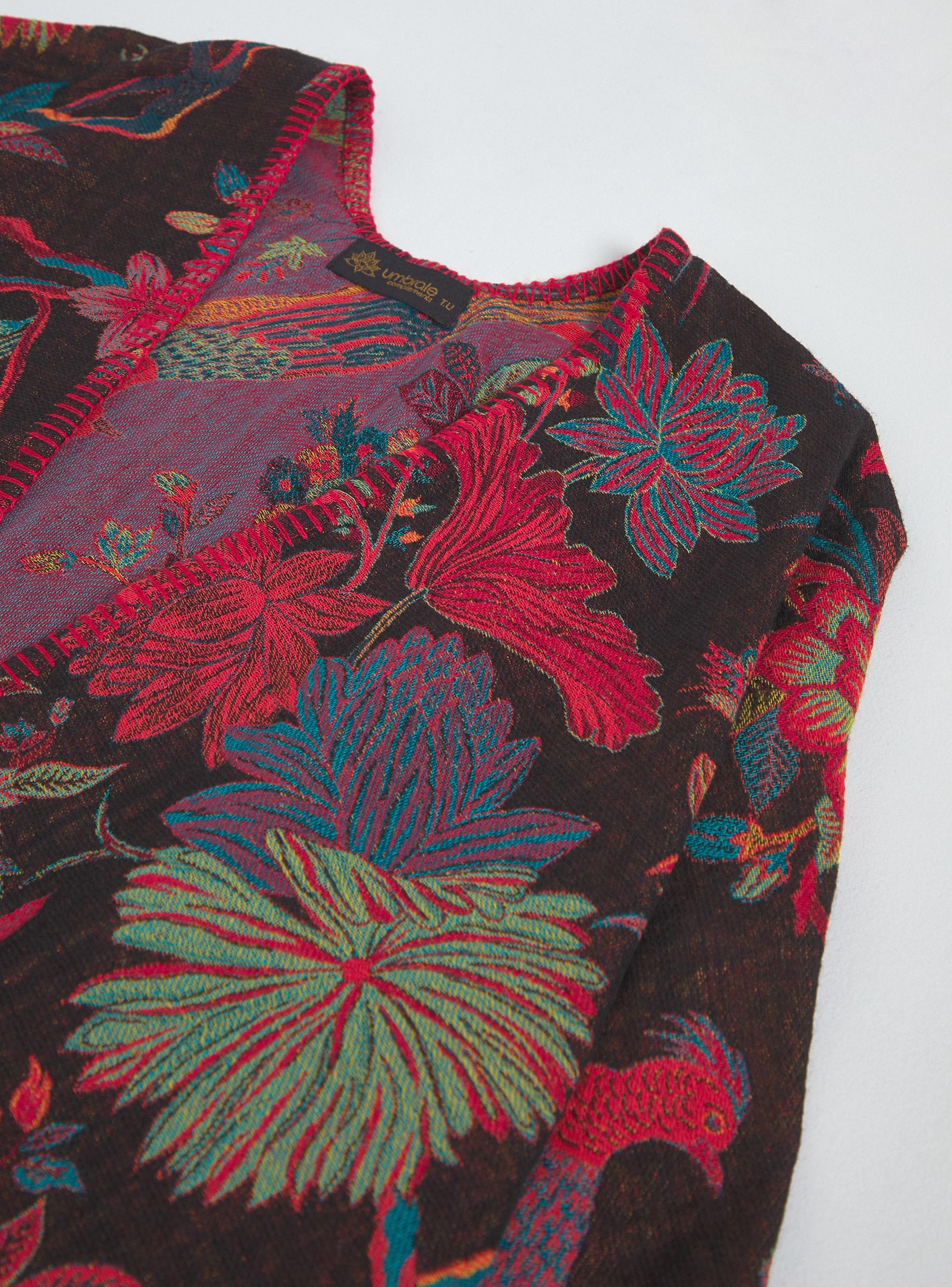 Chal Ruana Diseño Floral-3