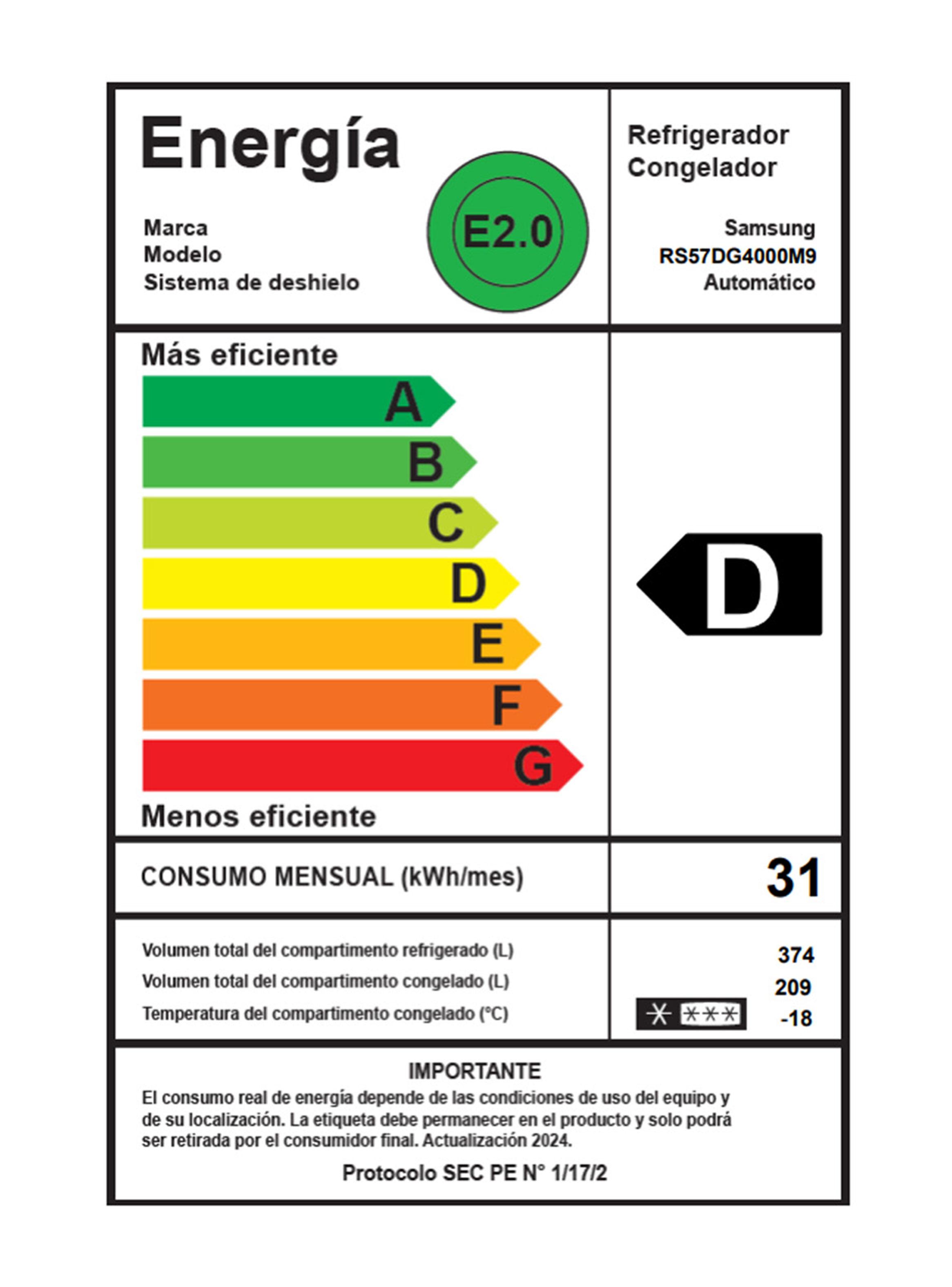 Refrigerador Side by Side No Frost 564 Litros RS57DG4000M9ZS Gris-7