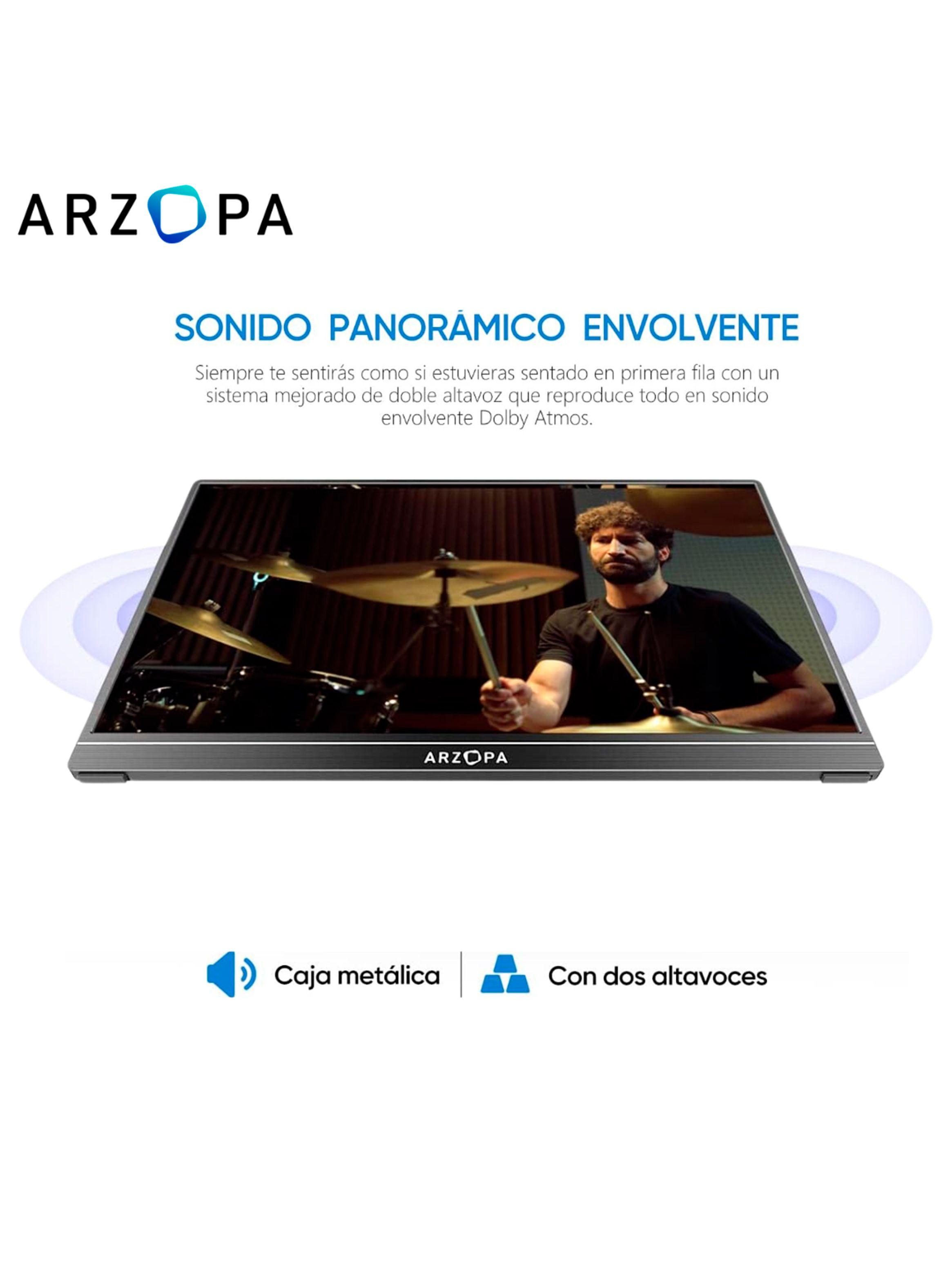 LED Monitor Portátil 15.6" Full HD A1 Negro-7