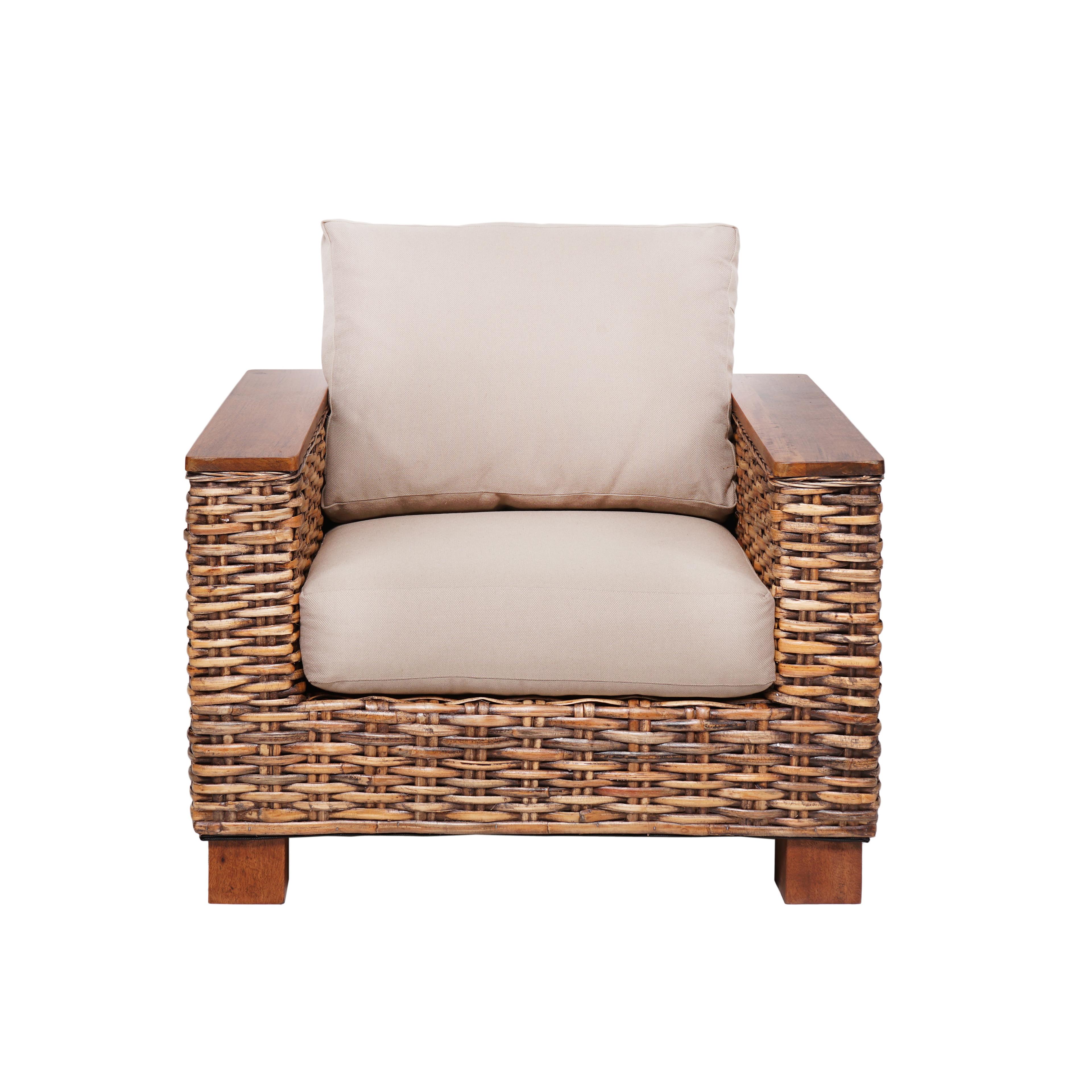 Sofá 1 Cuerpo Victoria Ratán Natural-1