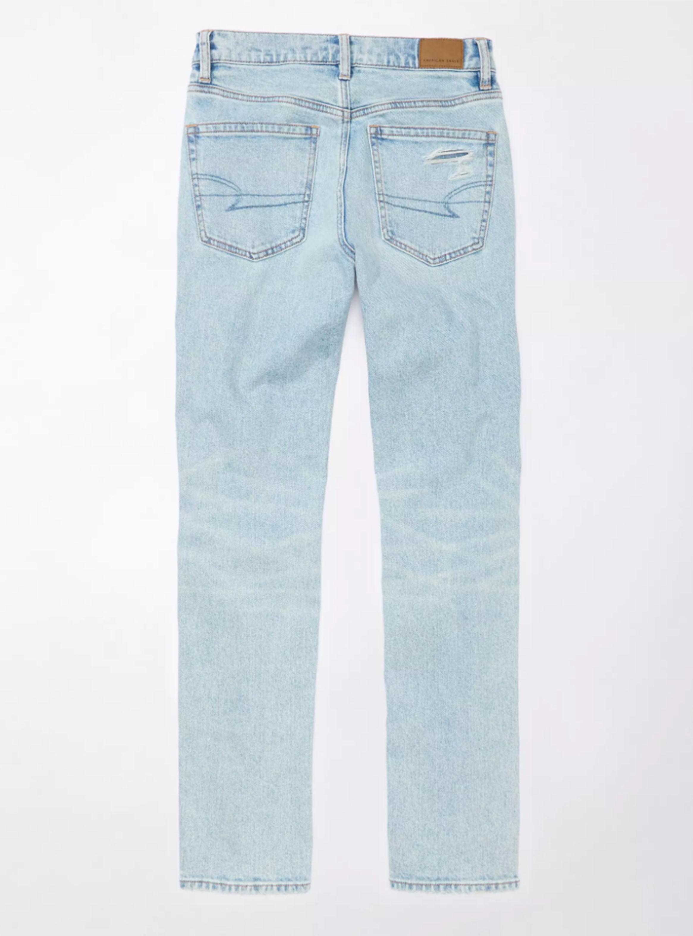 Jeans Stretch Ankle Straight Roturas-4