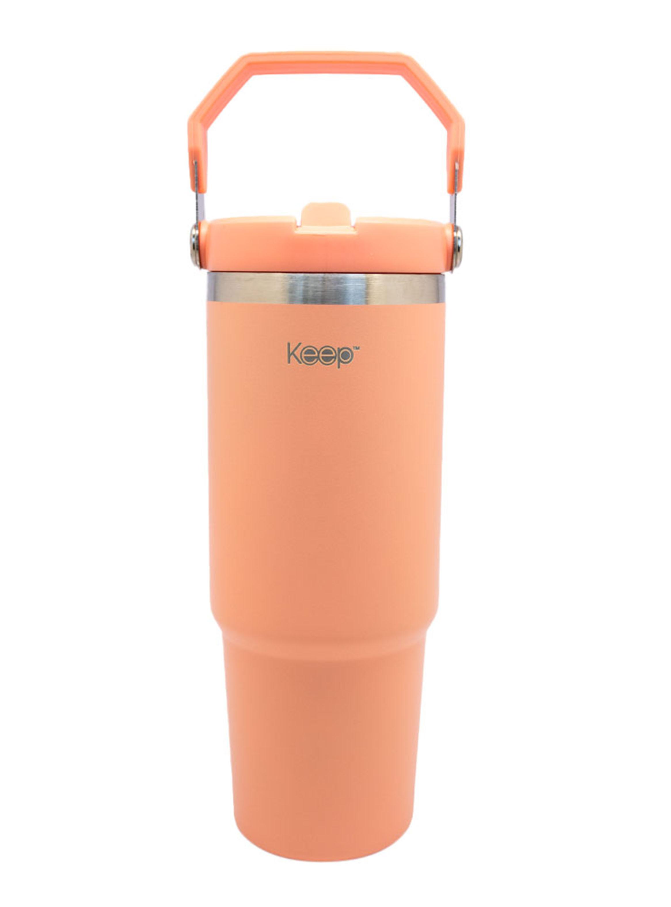 Botella Insulada Con Mango 850ml Coral-0