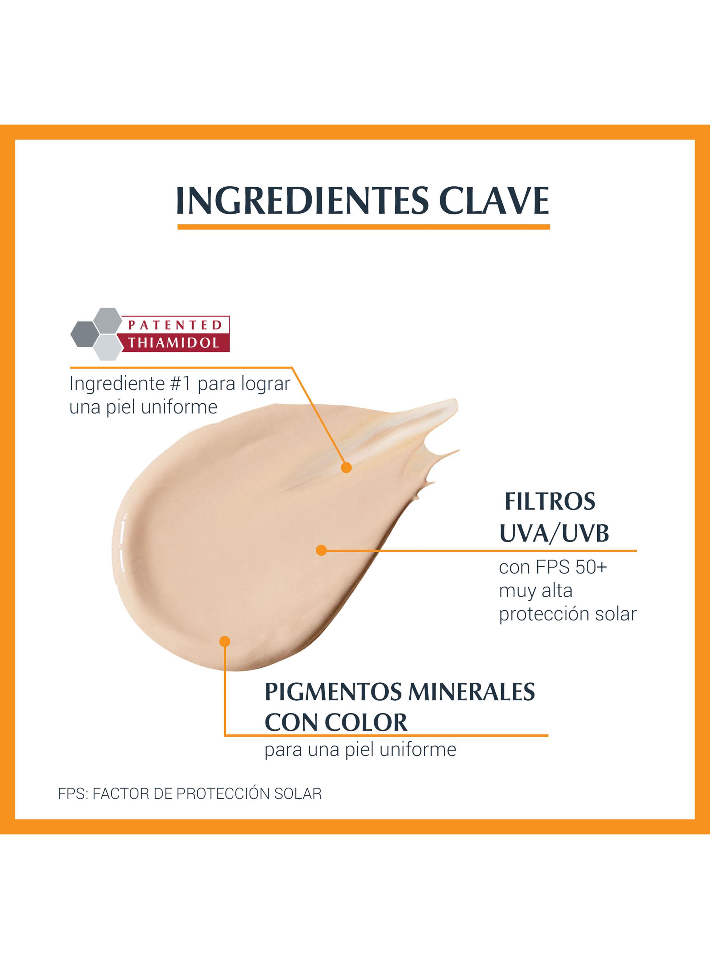 Protector Solar Pigment Control Tono Claro Facial FPS50+ 50ml-2