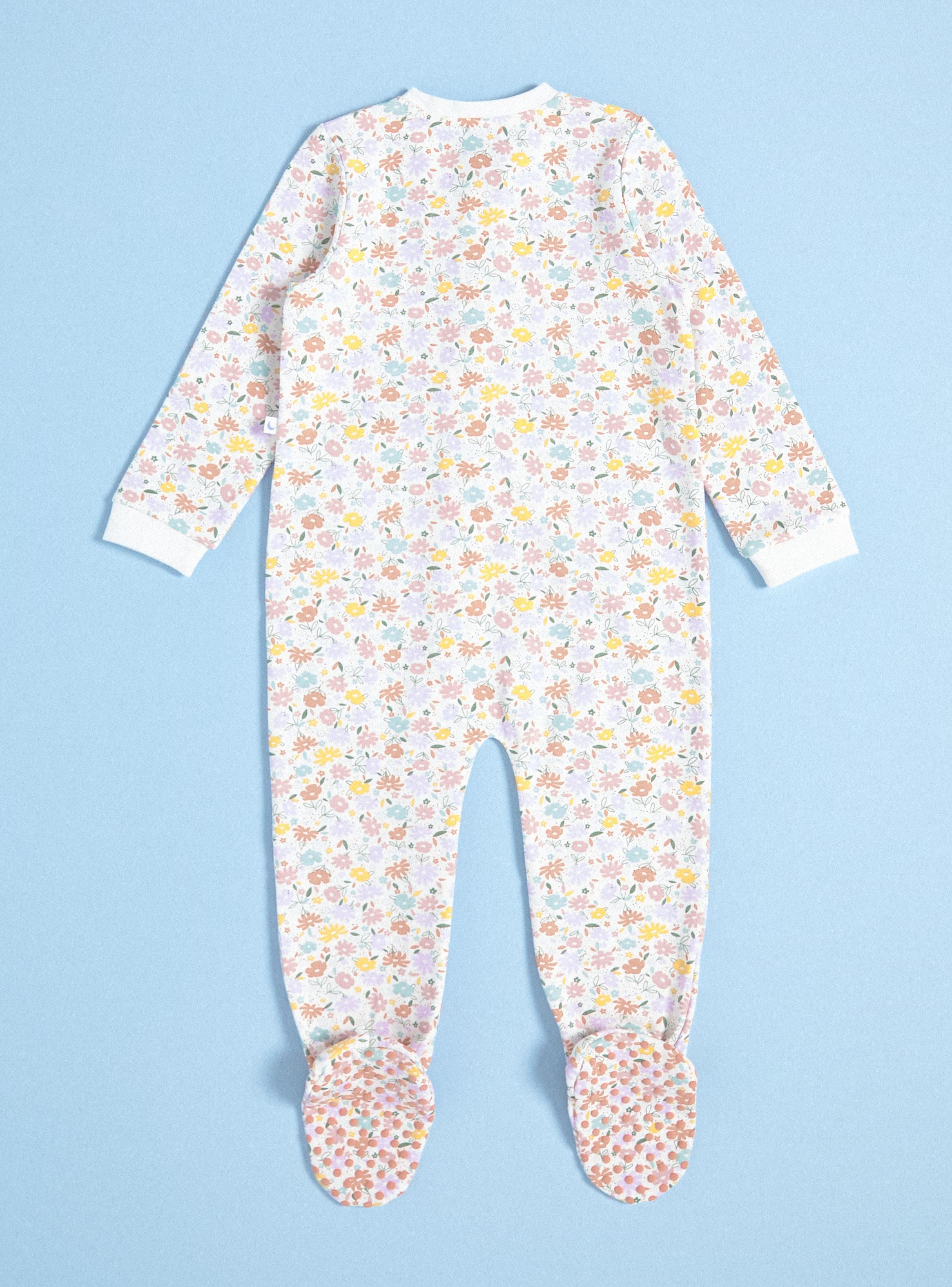 Pijama Enterito Estampado con Cierre-1
