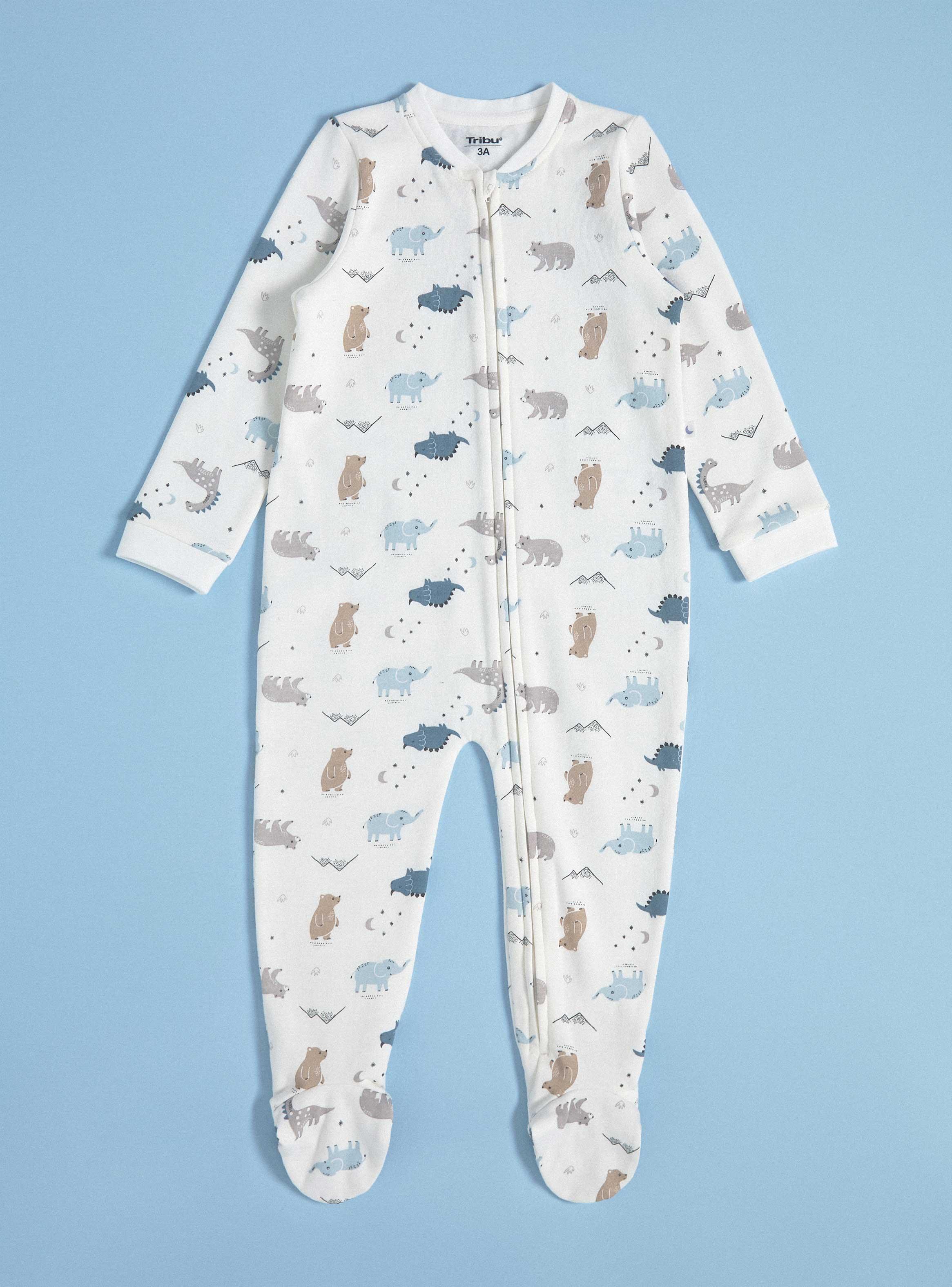 Pijama Estampado con Cierre-0