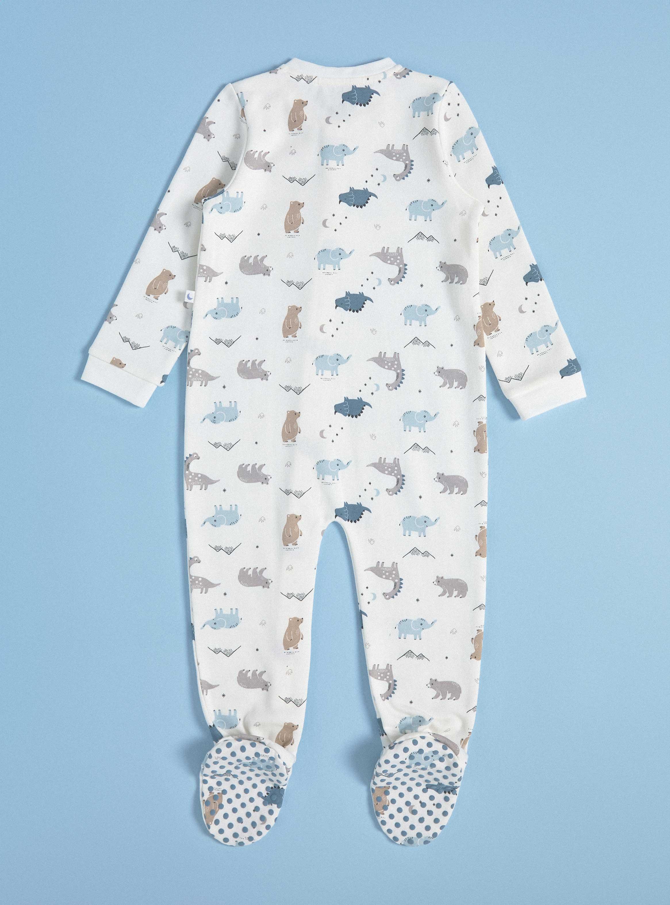 Pijama Estampado con Cierre-1