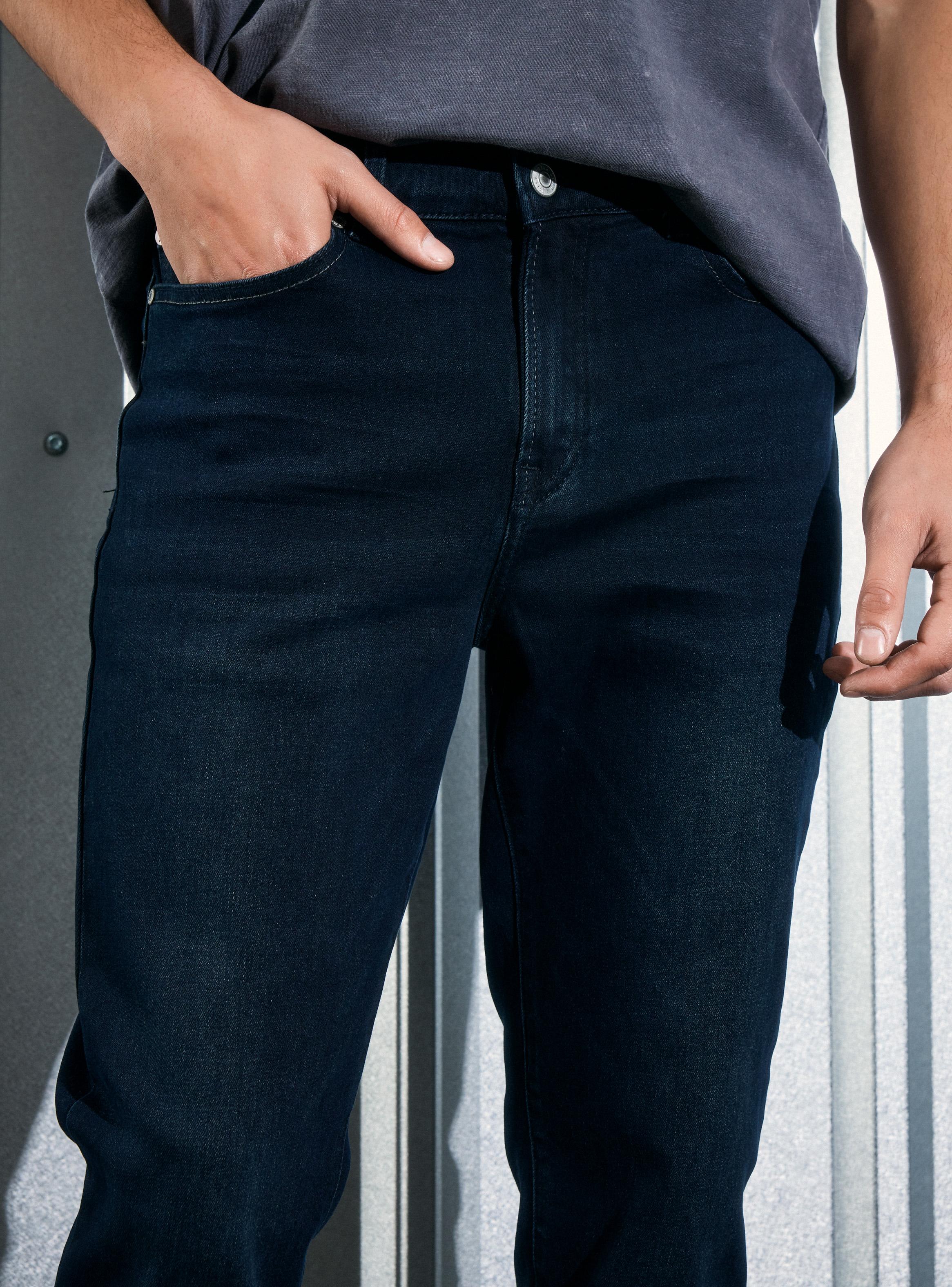 Jeans Slim Azul Oscuro-2