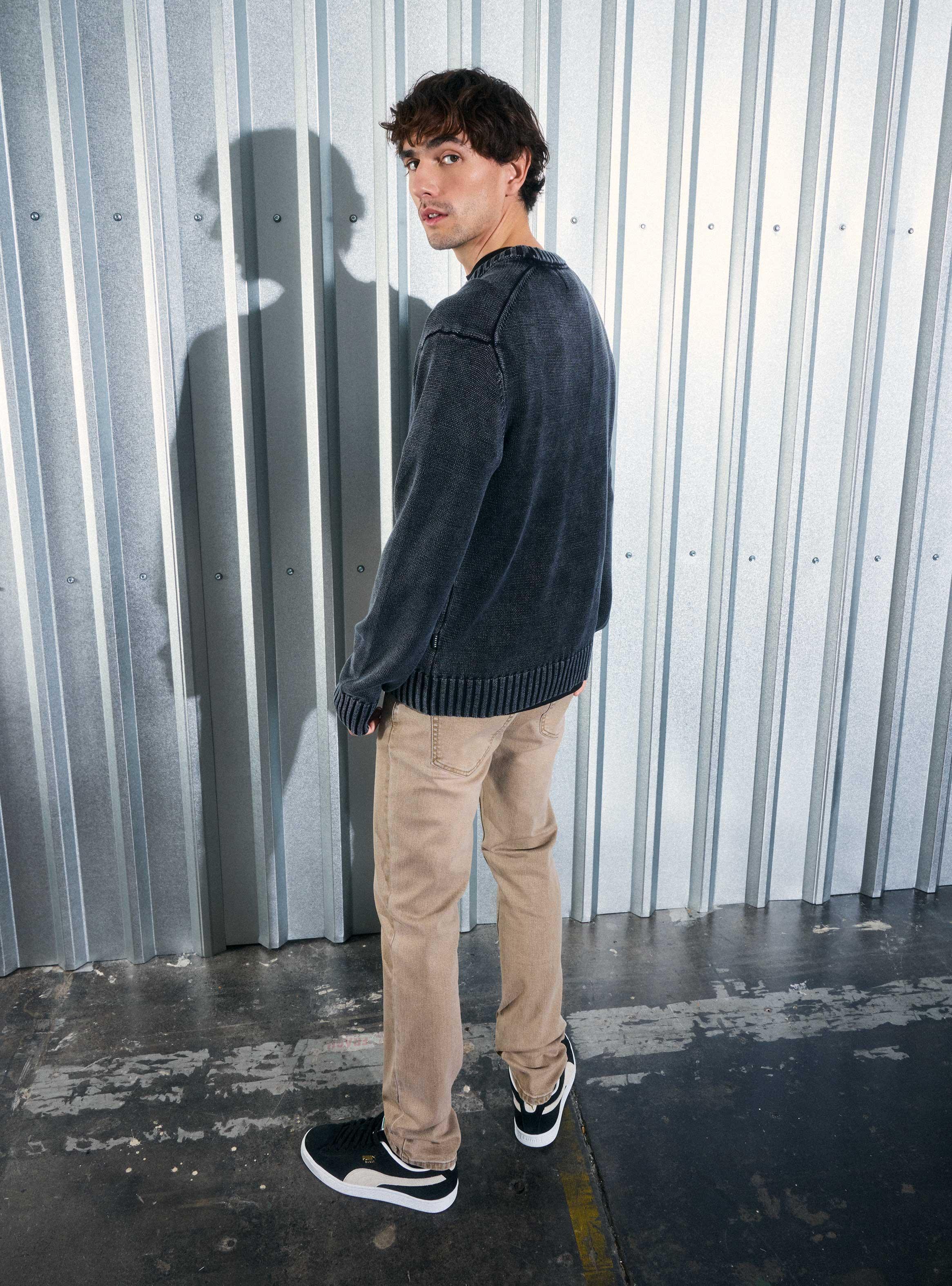 Sweater Liso Lavado-5