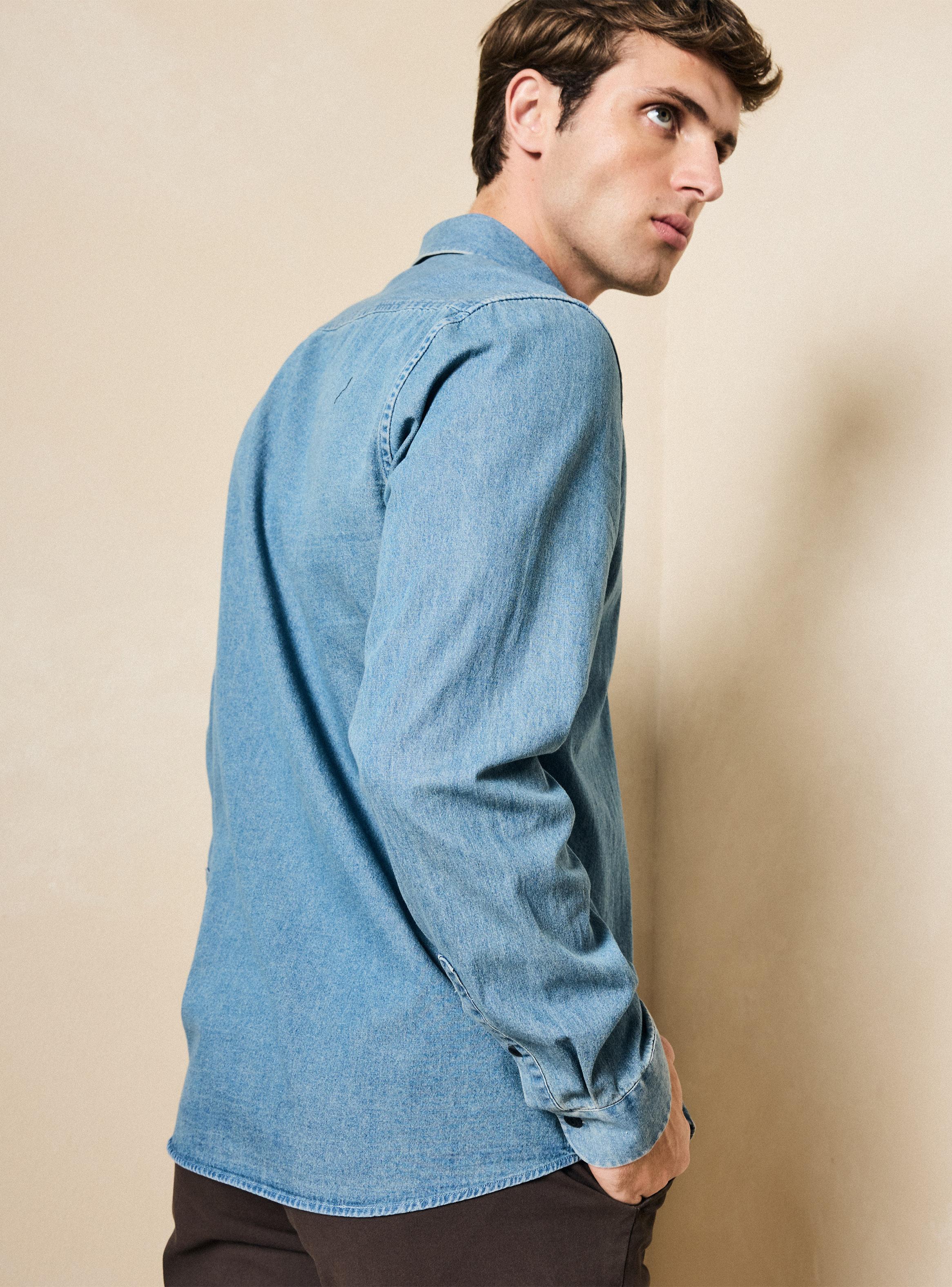Camisa Denim Básica-3