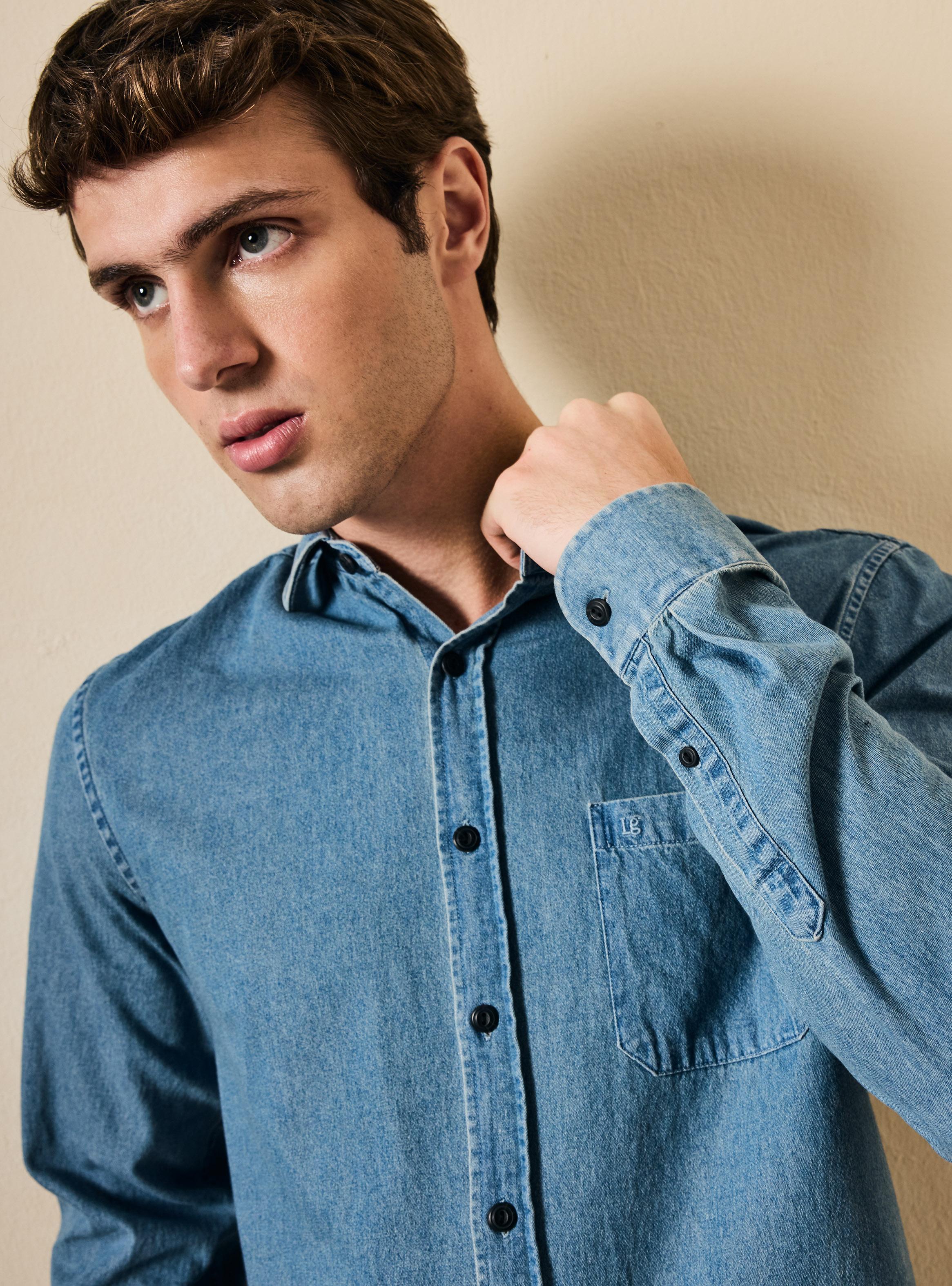 Camisa Denim Básica-2