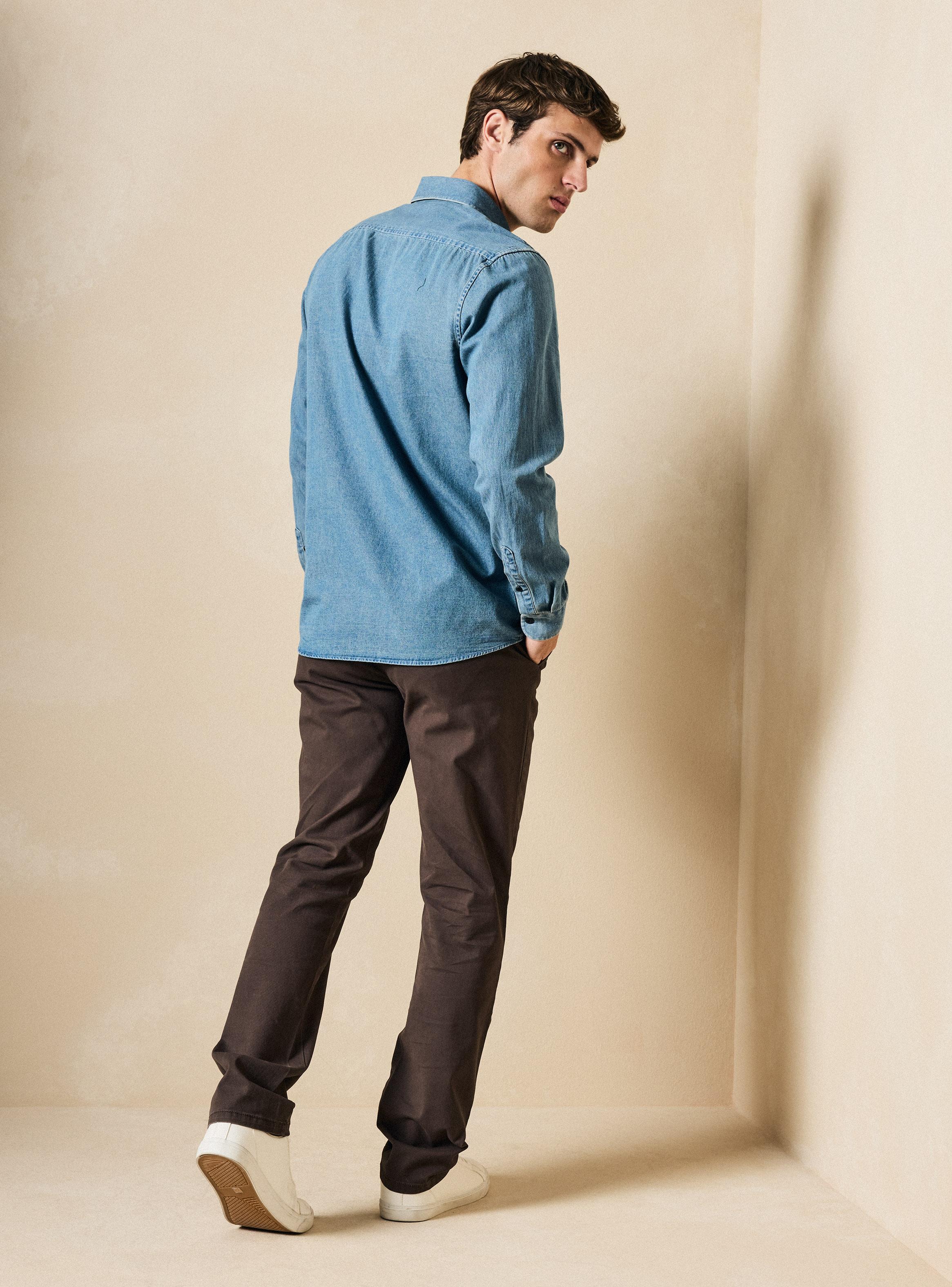 Camisa Denim Básica-5